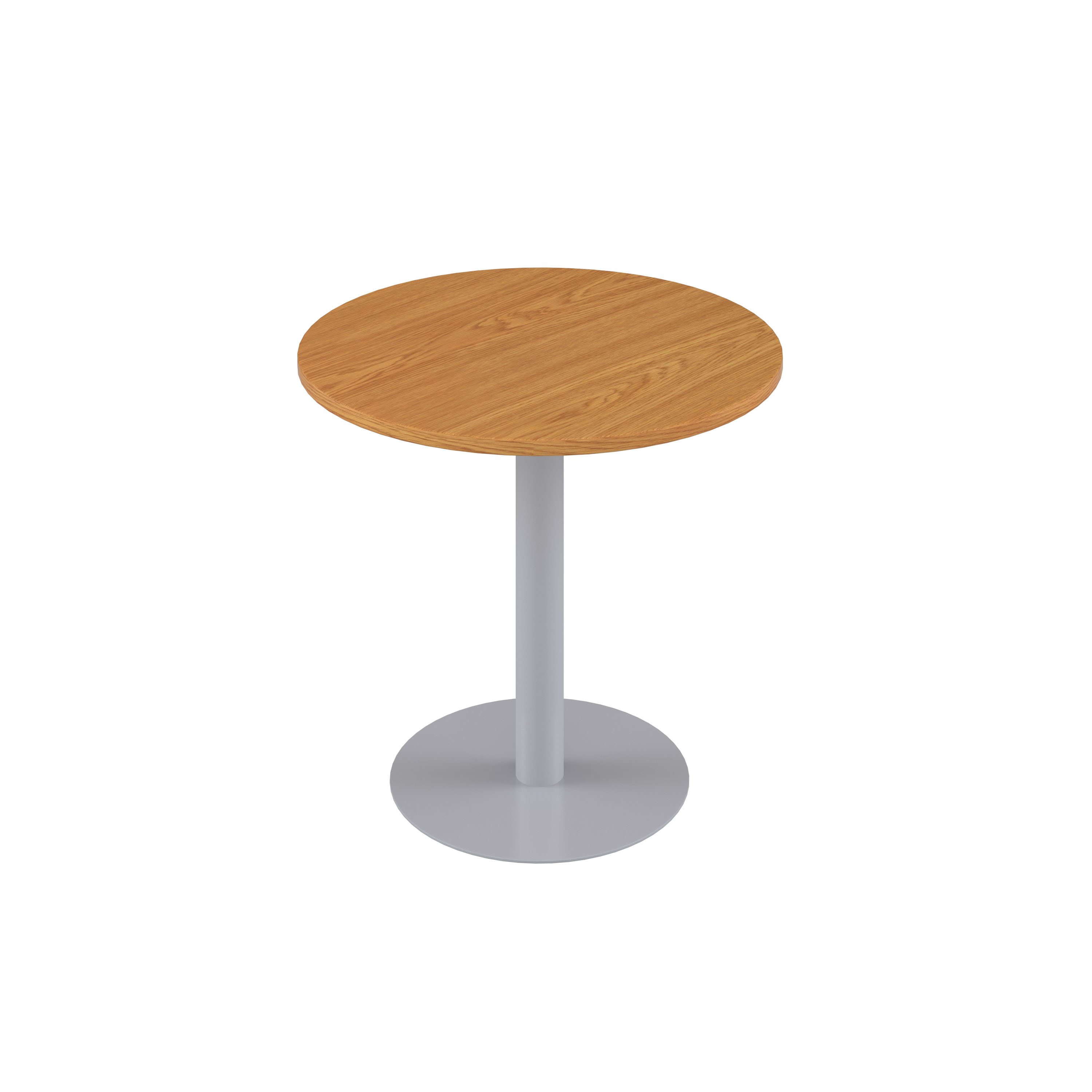 Contract Table Mid (FSC) | 600mm | Nova Oak/Silver