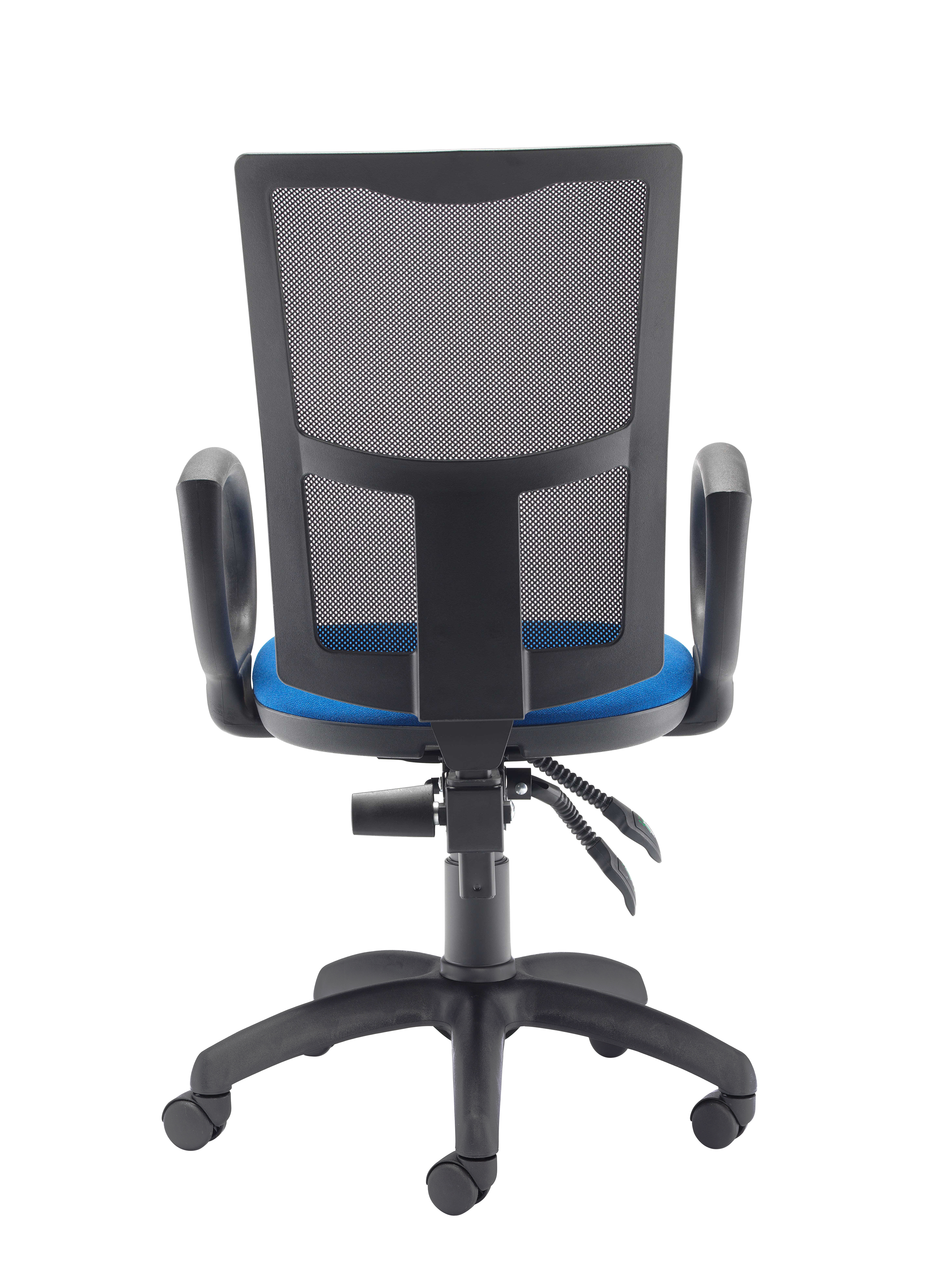 Calypso 2 Mesh Office Chair | Fixed Arms | Royal Blue thumbnail 5