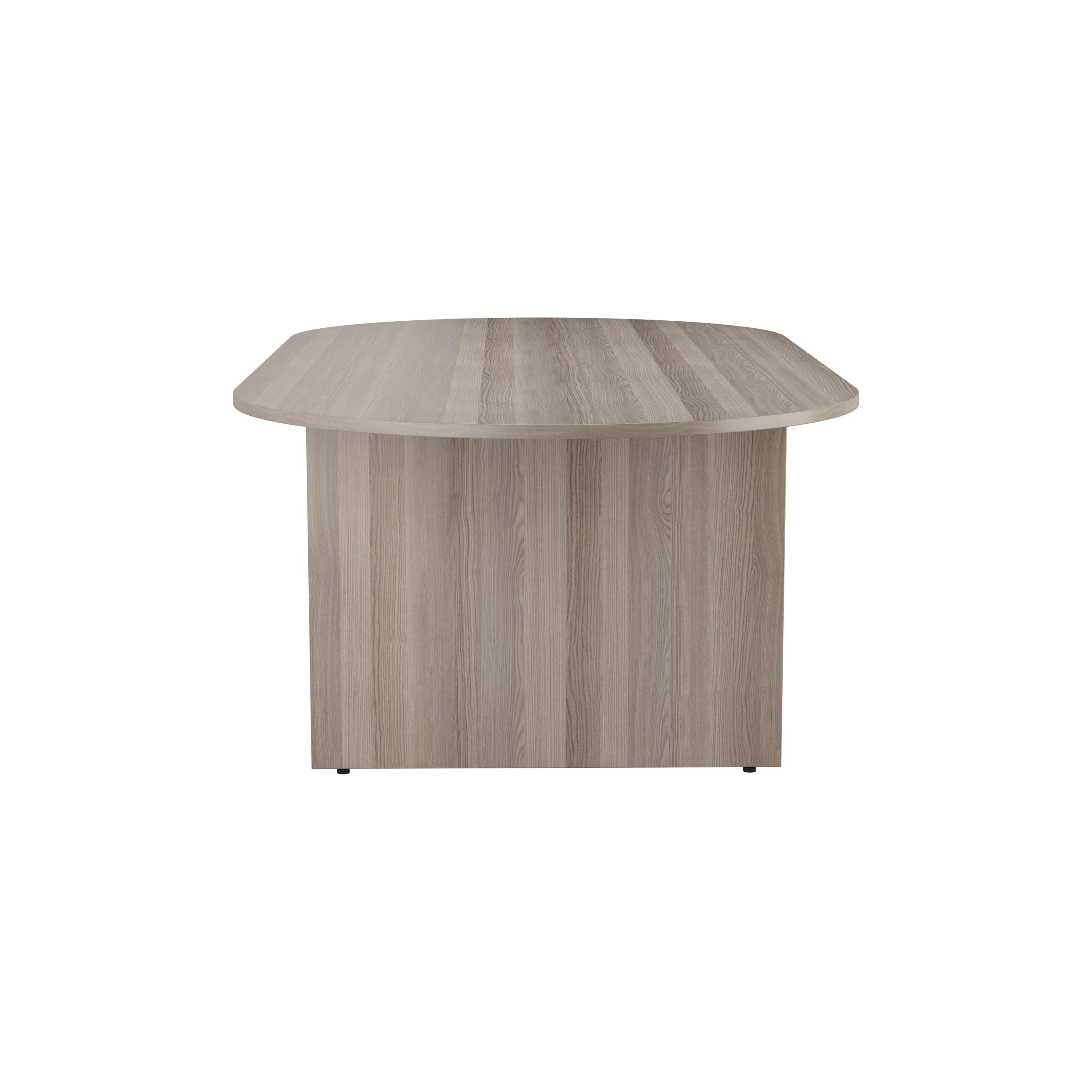 D-End Meeting Table (FSC) | 1800mm | Grey Oak thumbnail 3