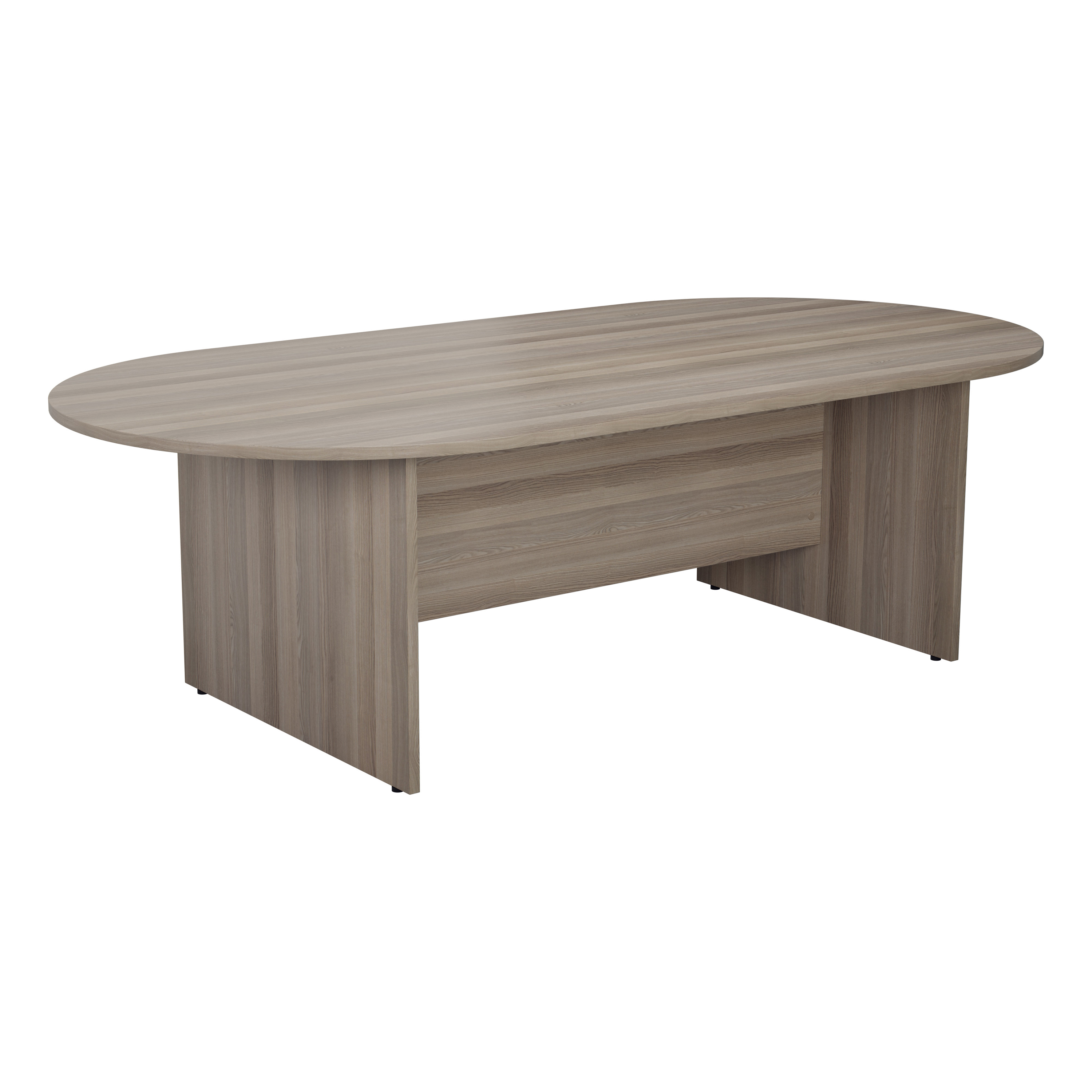 D-End Meeting Table (FSC) | 1800mm | Grey Oak thumbnail 4