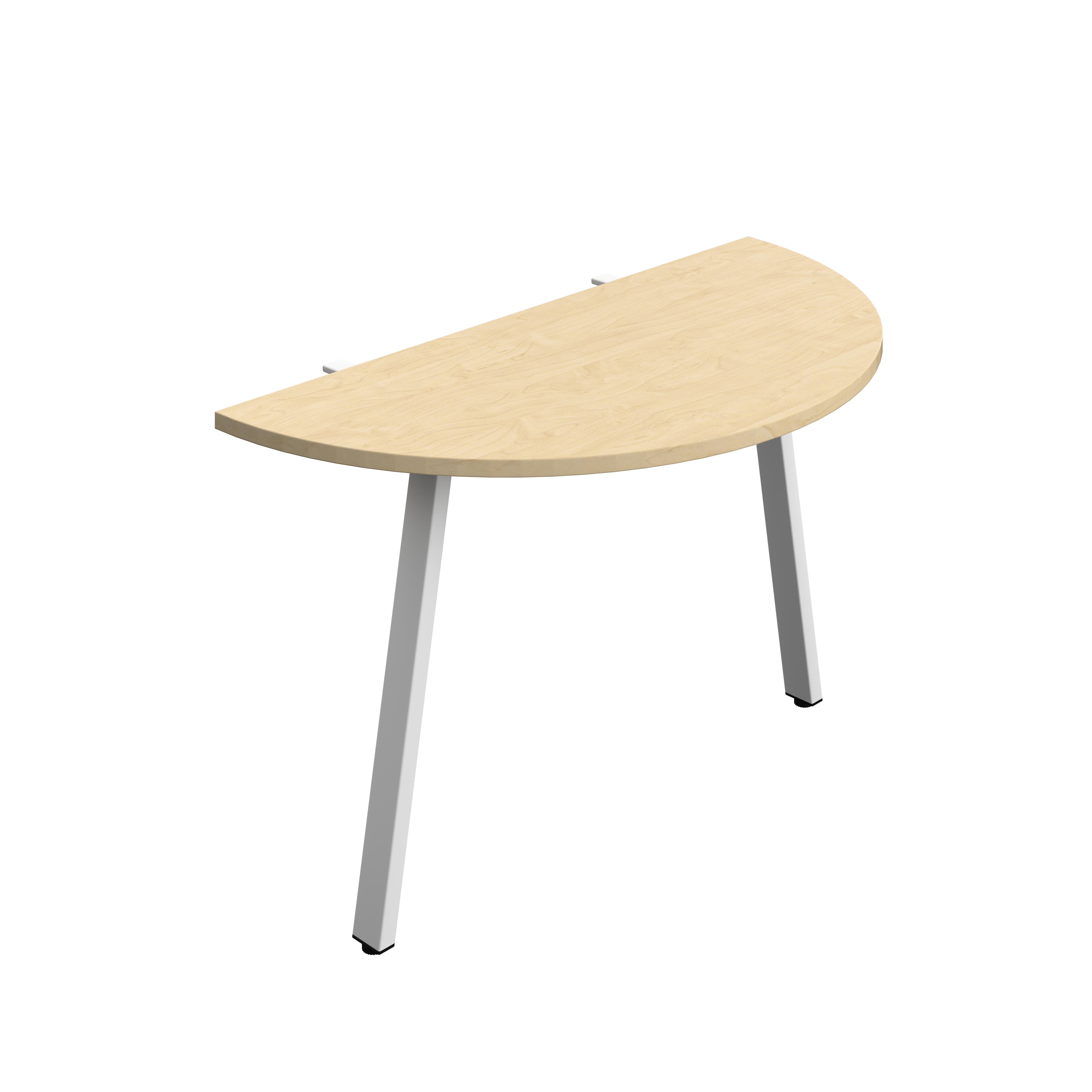 Synergy Screen Depth D-End Single Person Bench : A-Frame Leg : 1200 | 600 | Maple/White