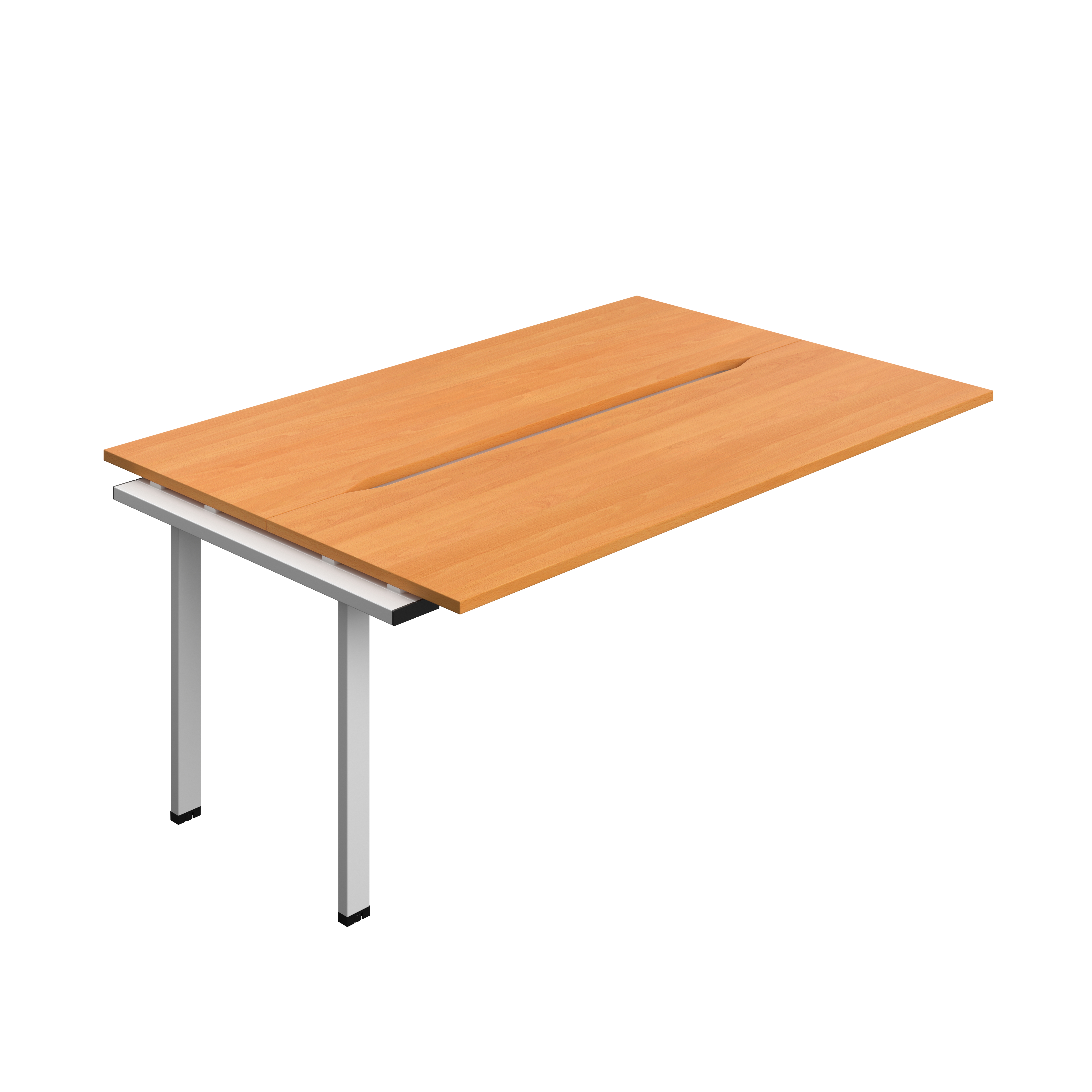 Synergy Bench Extension with Cut Out: 2 Person (FSC) : 1800 | 600 | Unlimited/Silver