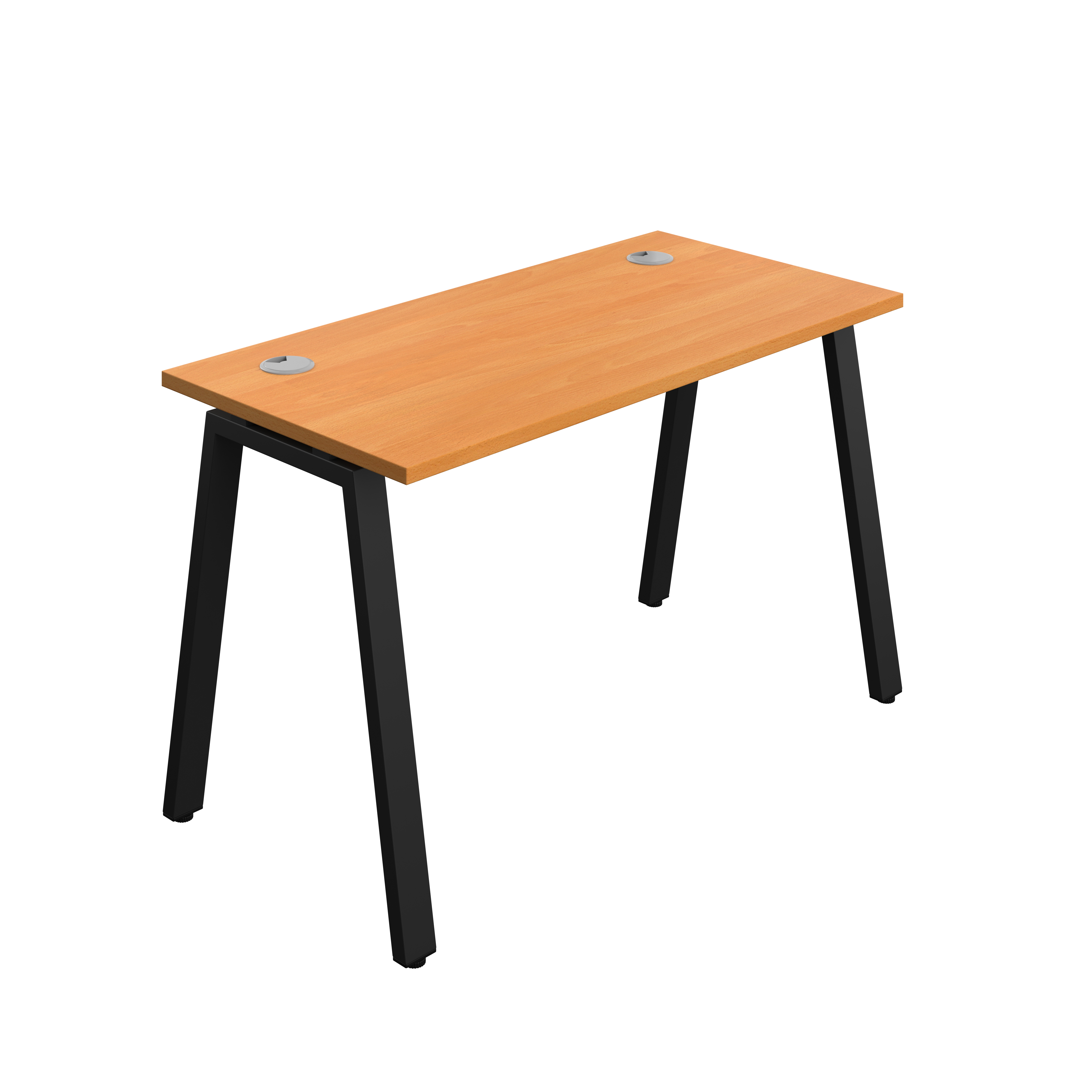 Synergy Bench with Cable Ports: 1 Person (FSC) : A-Frame Leg : 1200 | 700 | Unlimited/Black