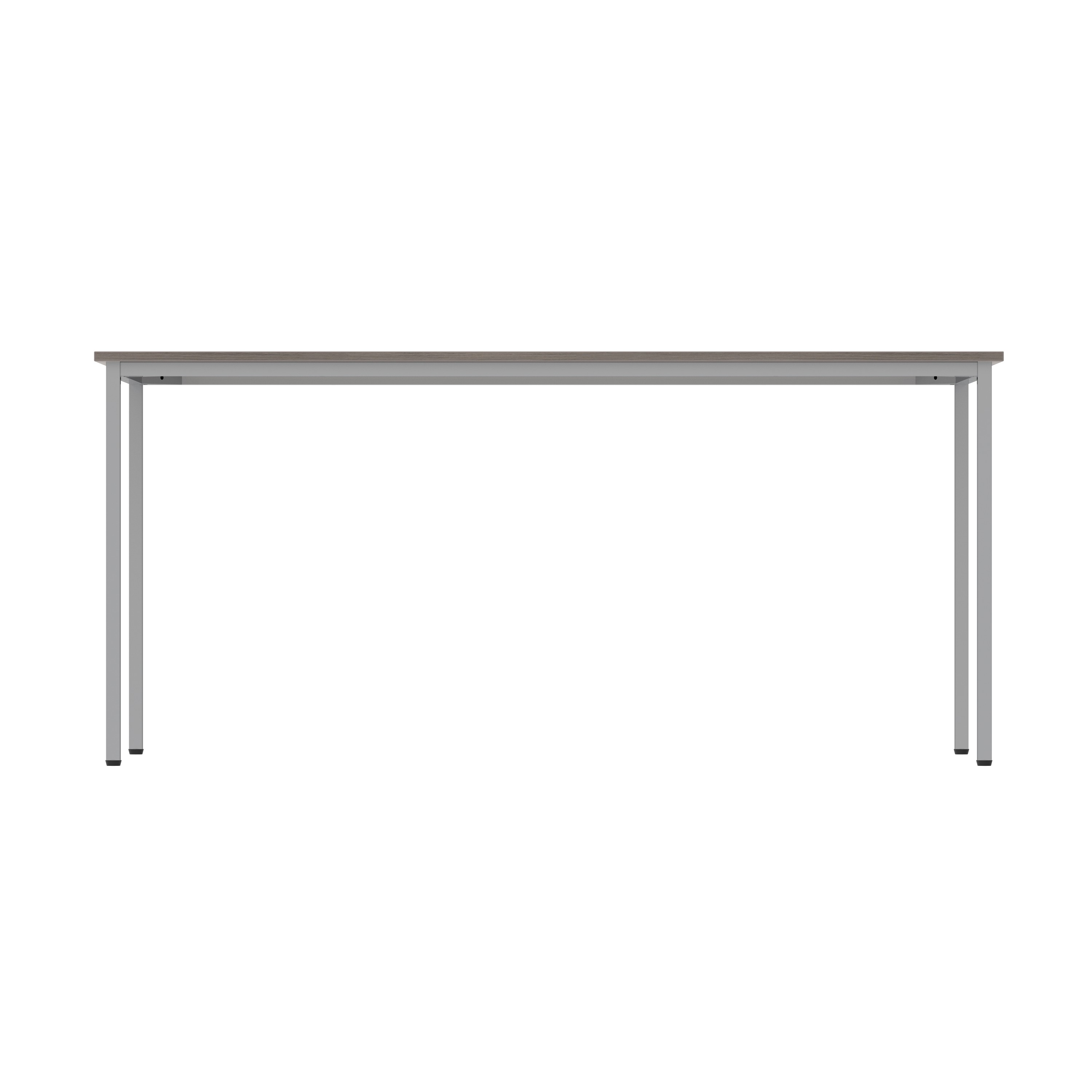 Office Rectangular Multi-Use Table (FSC) | 1600X800 | Alaskan Grey Oak/Silver thumbnail 5