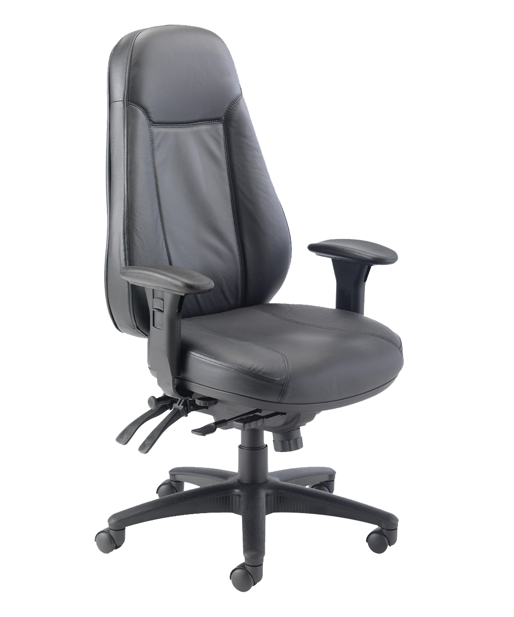 Cheetah+Office+Chair+Black+Leather