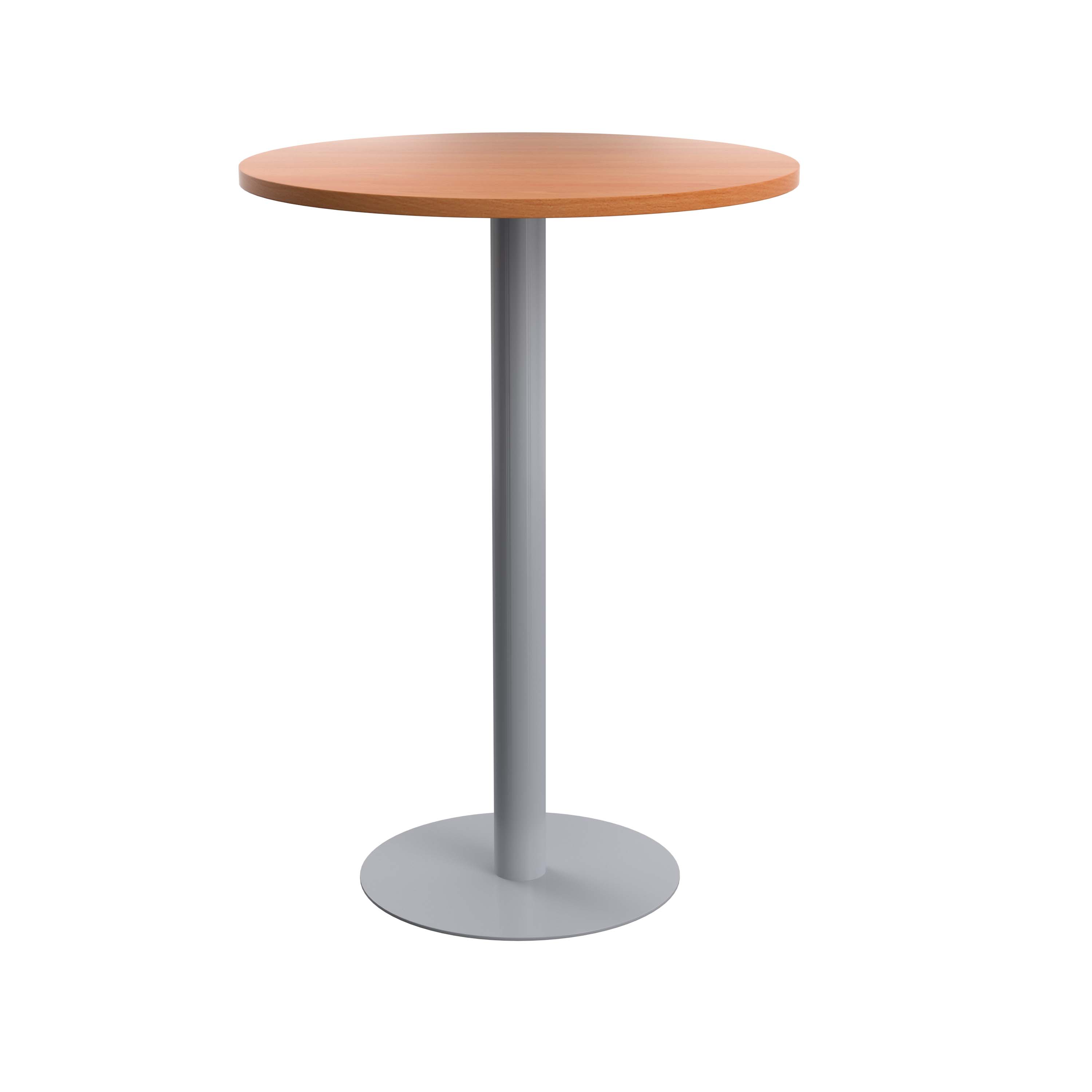 Contract Table High (FSC) | 800mm | Beech/Silver