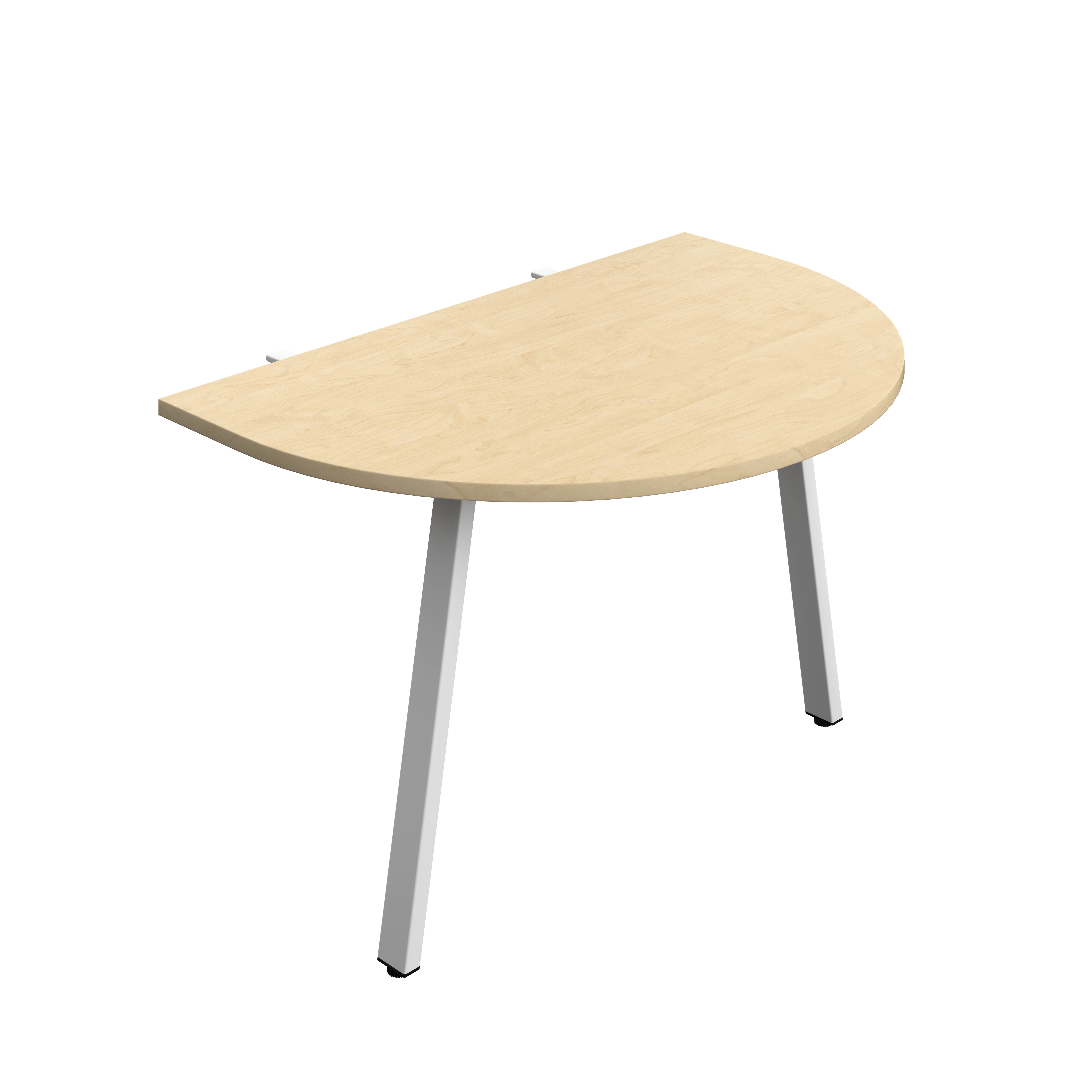 Synergy Screen Depth D-End Single Person Bench : A-Frame Leg : 1200 | 800 | Maple/White