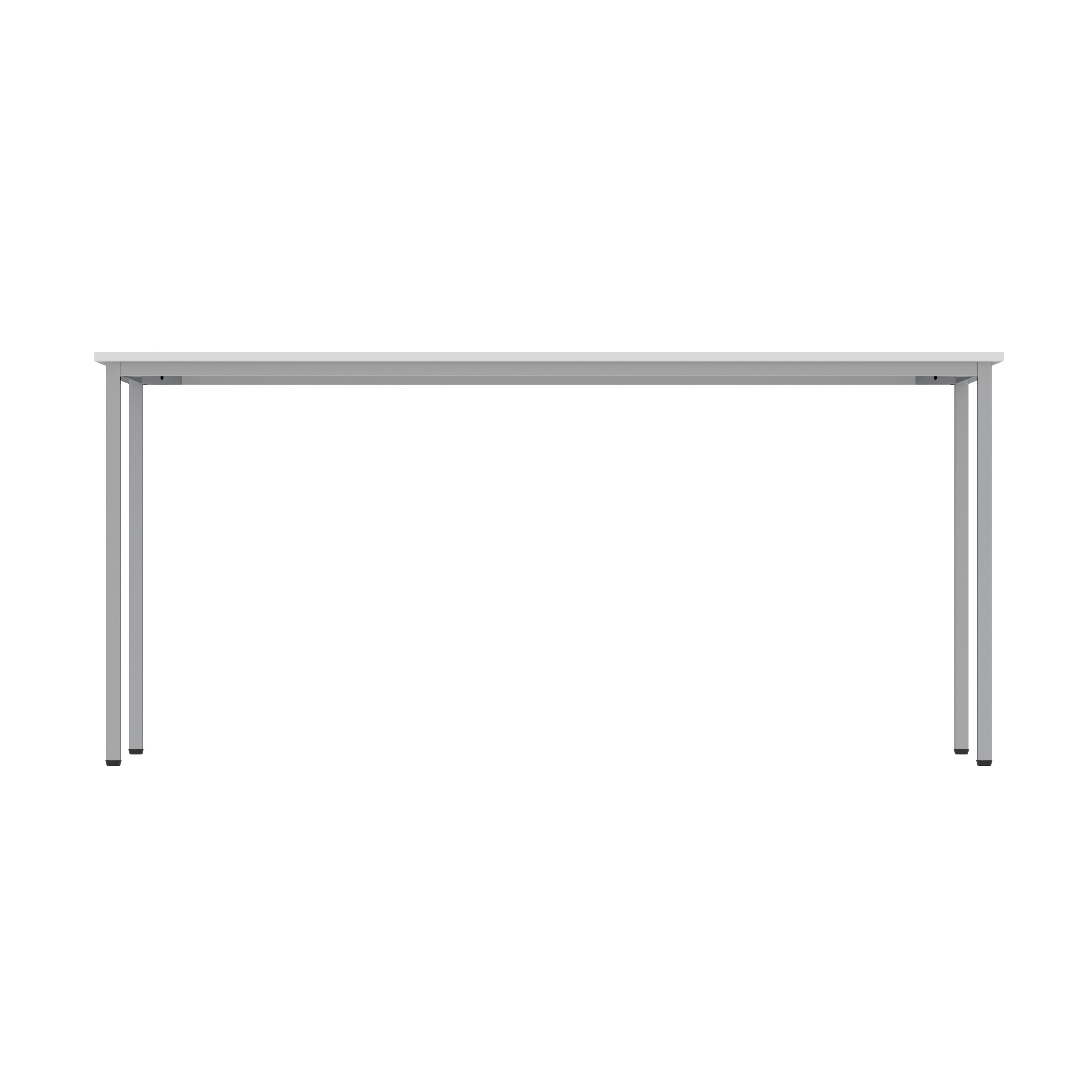 Office Rectangular Multi-Use Table (FSC) | 1600X800 | Arctic White/Silver thumbnail 5