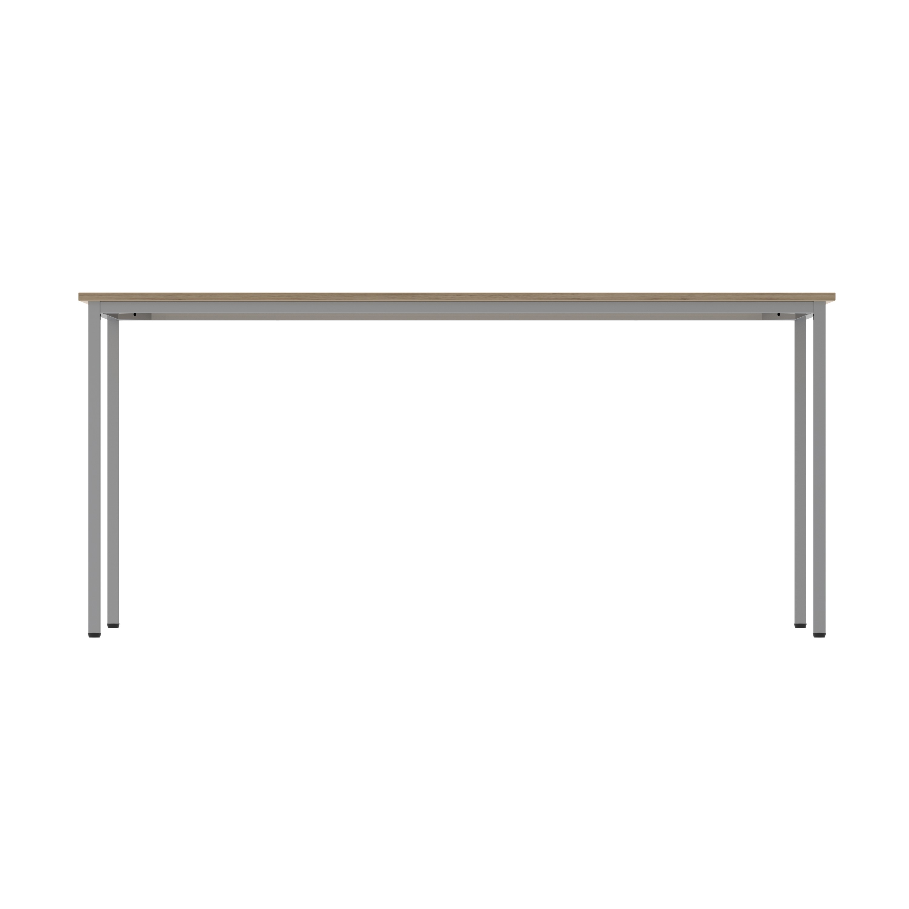 Office Rectangular Multi-Use Table (FSC) | 1600X800 | Canadian Oak/Silver thumbnail 5