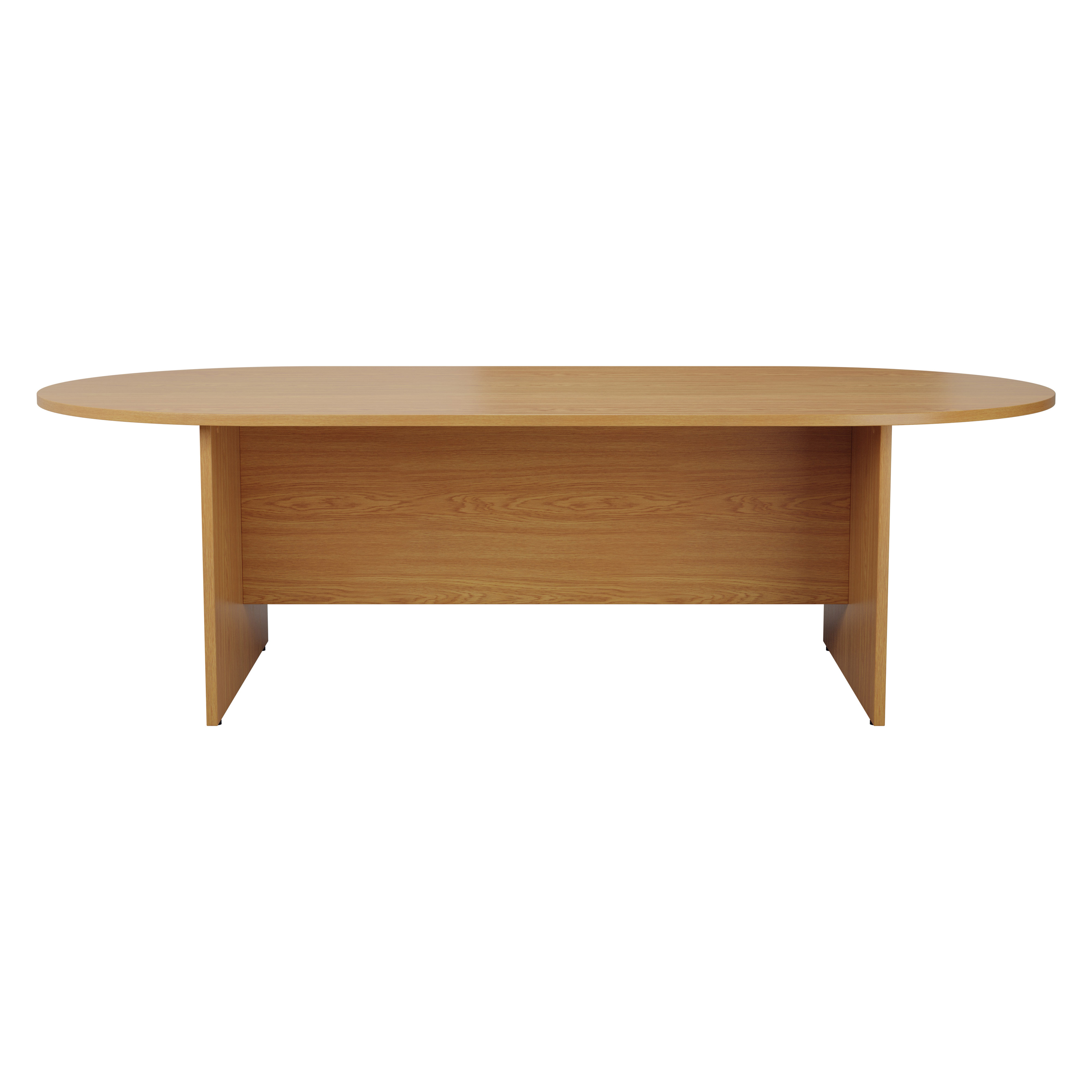 D-End Meeting Table (FSC) | 1800mm | Nova Oak thumbnail 2