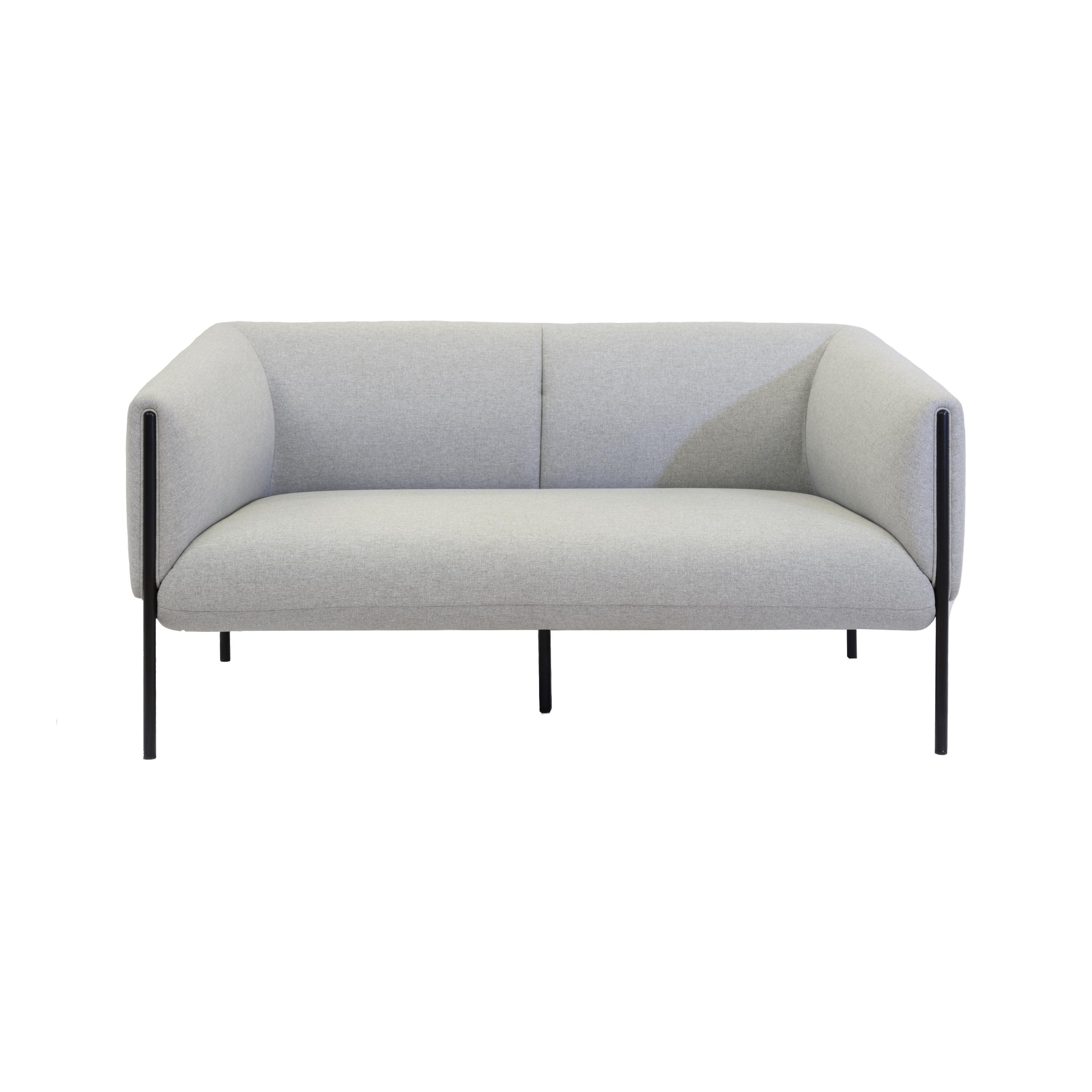 Curve Sofa | Two Seater | Grey