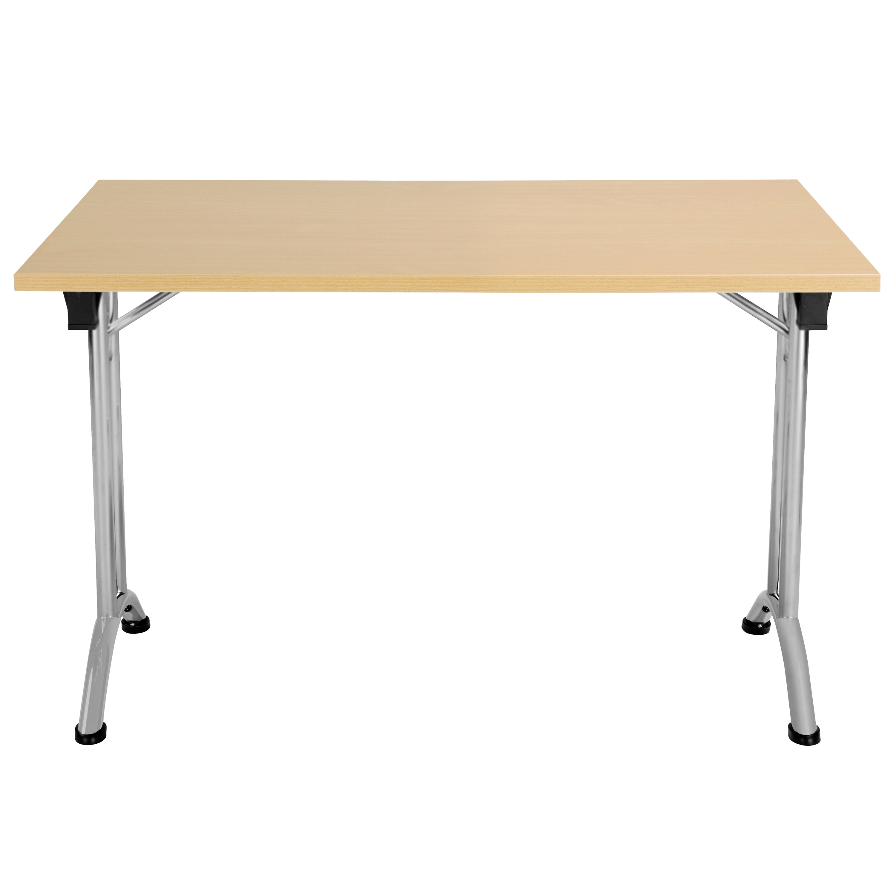 One Union Rectangular Folding Table (FSC) | 1200 X 800 | Nova Oak/Silver thumbnail 2