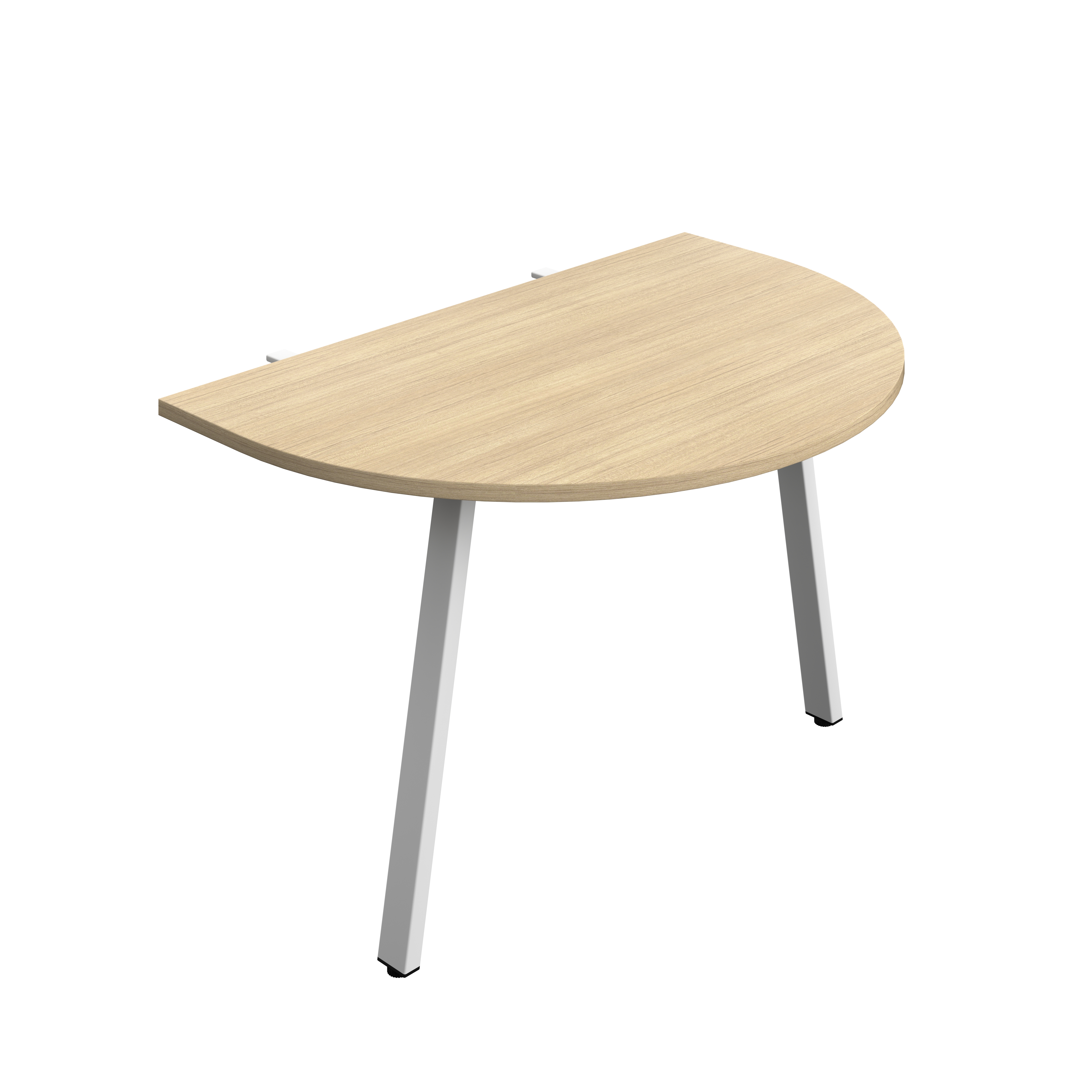 Synergy Screen Depth D-End Single Person Bench : A-Frame Leg : 1200 | 800 | Nova Oak/White