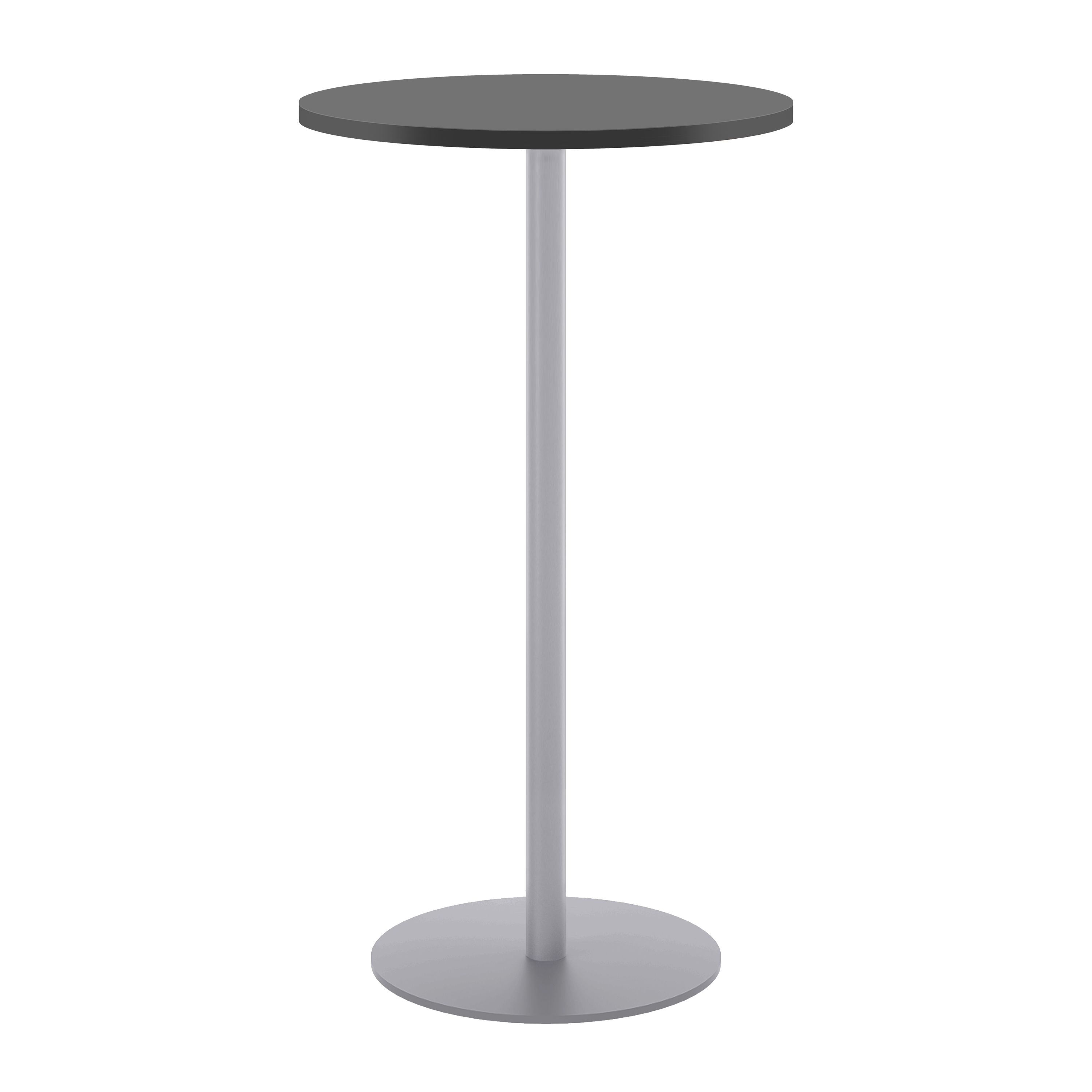 Contract Table High (FSC) | 600mm | Black/Silver