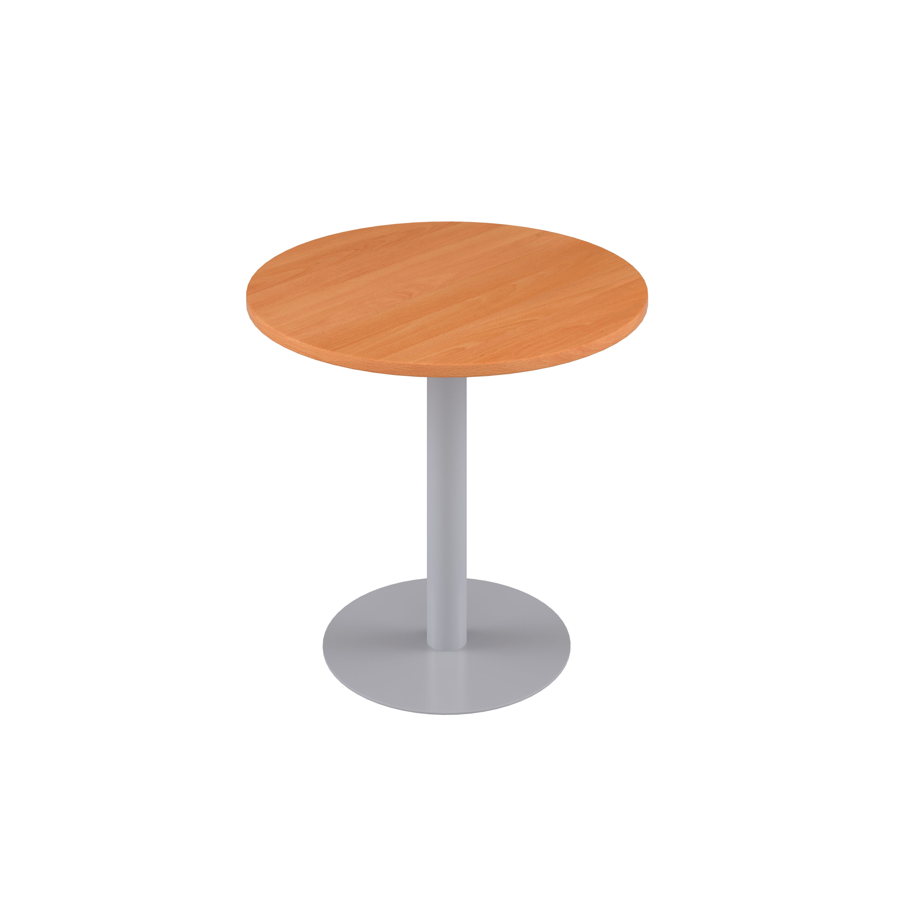 Contract Table Mid (FSC) | 600mm | Beech/Silver