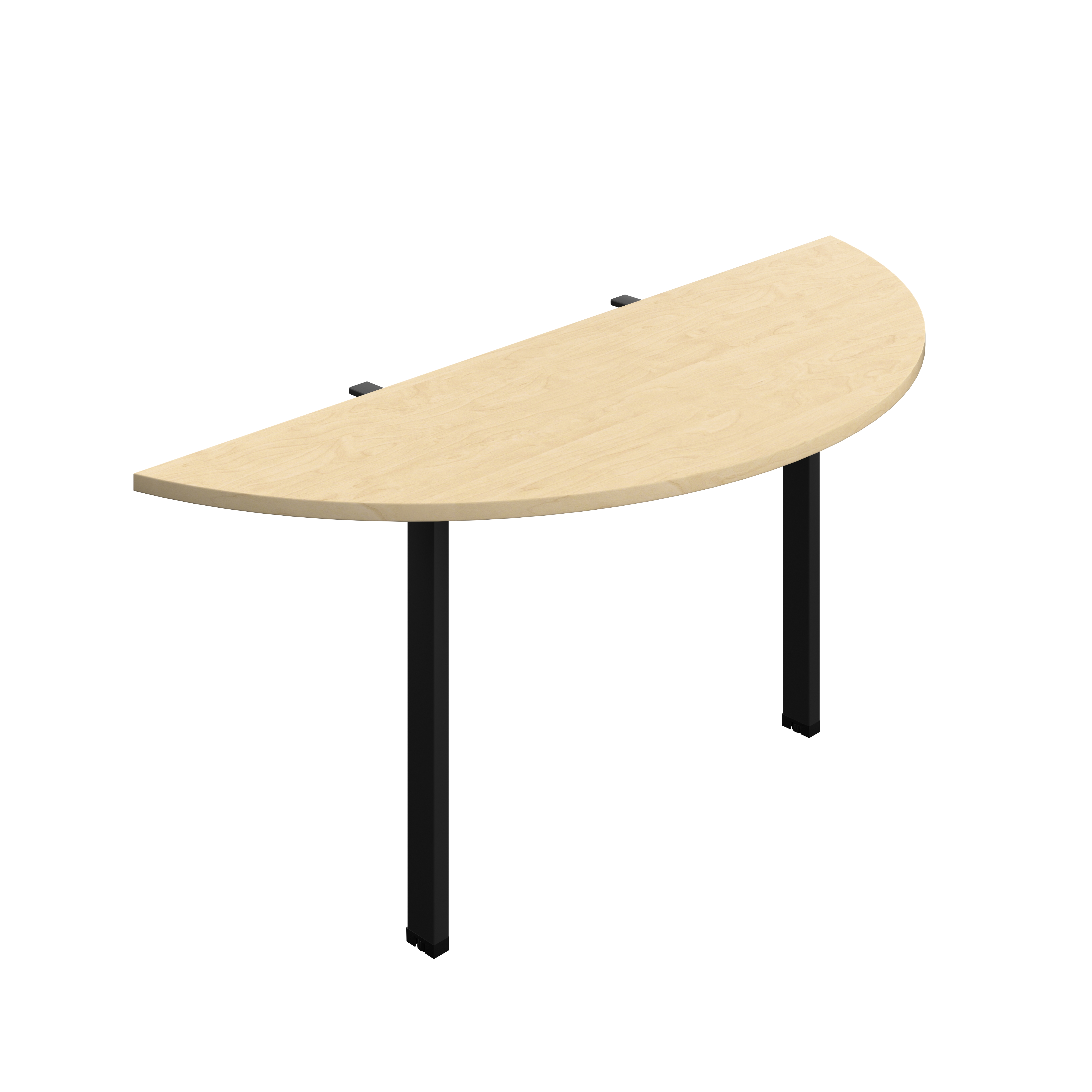 Synergy Screen Depth D-End Single Person Bench : Goal Post Leg : 1600 | 600 | Maple/Black