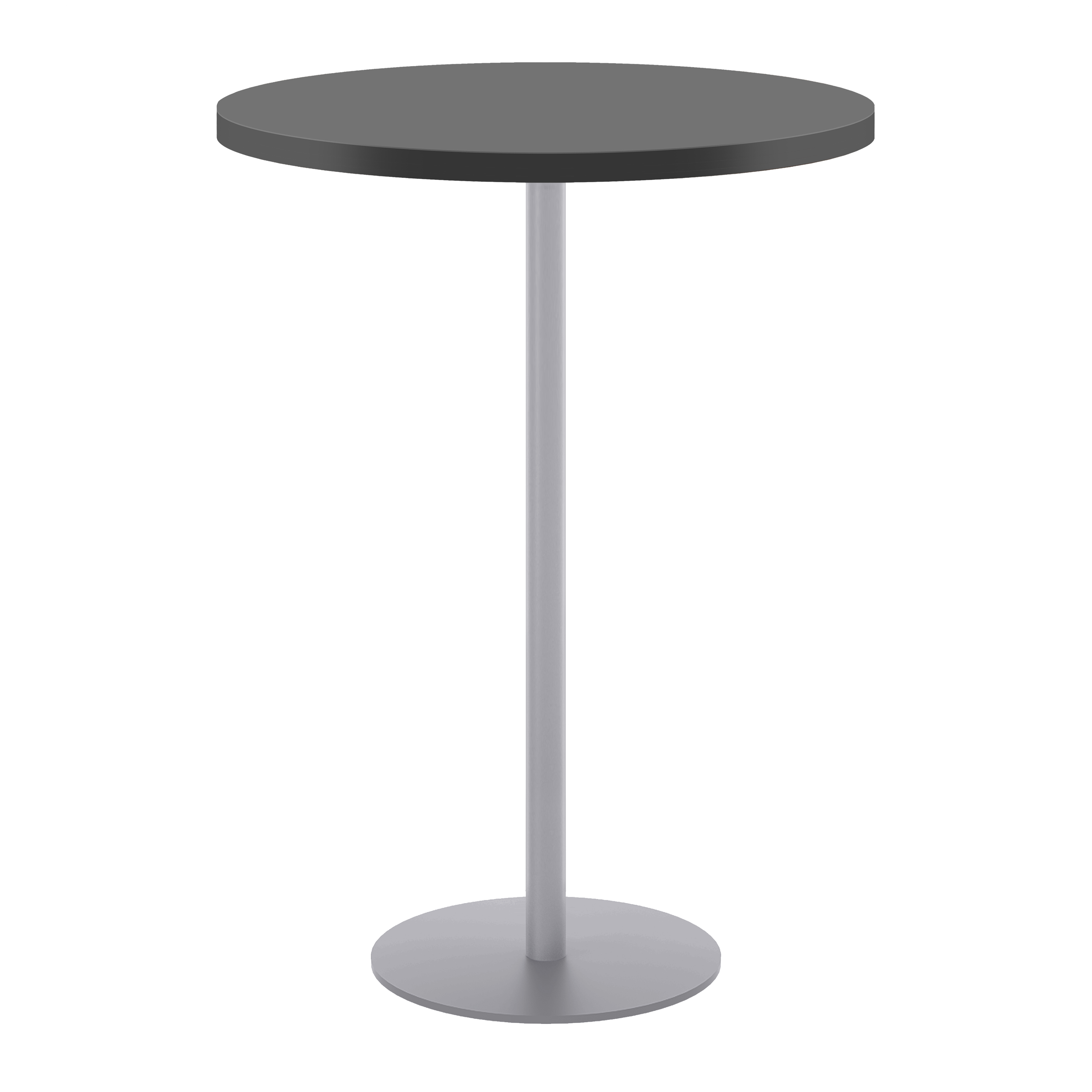 Contract Table High (FSC) | 800mm | Black/Silver