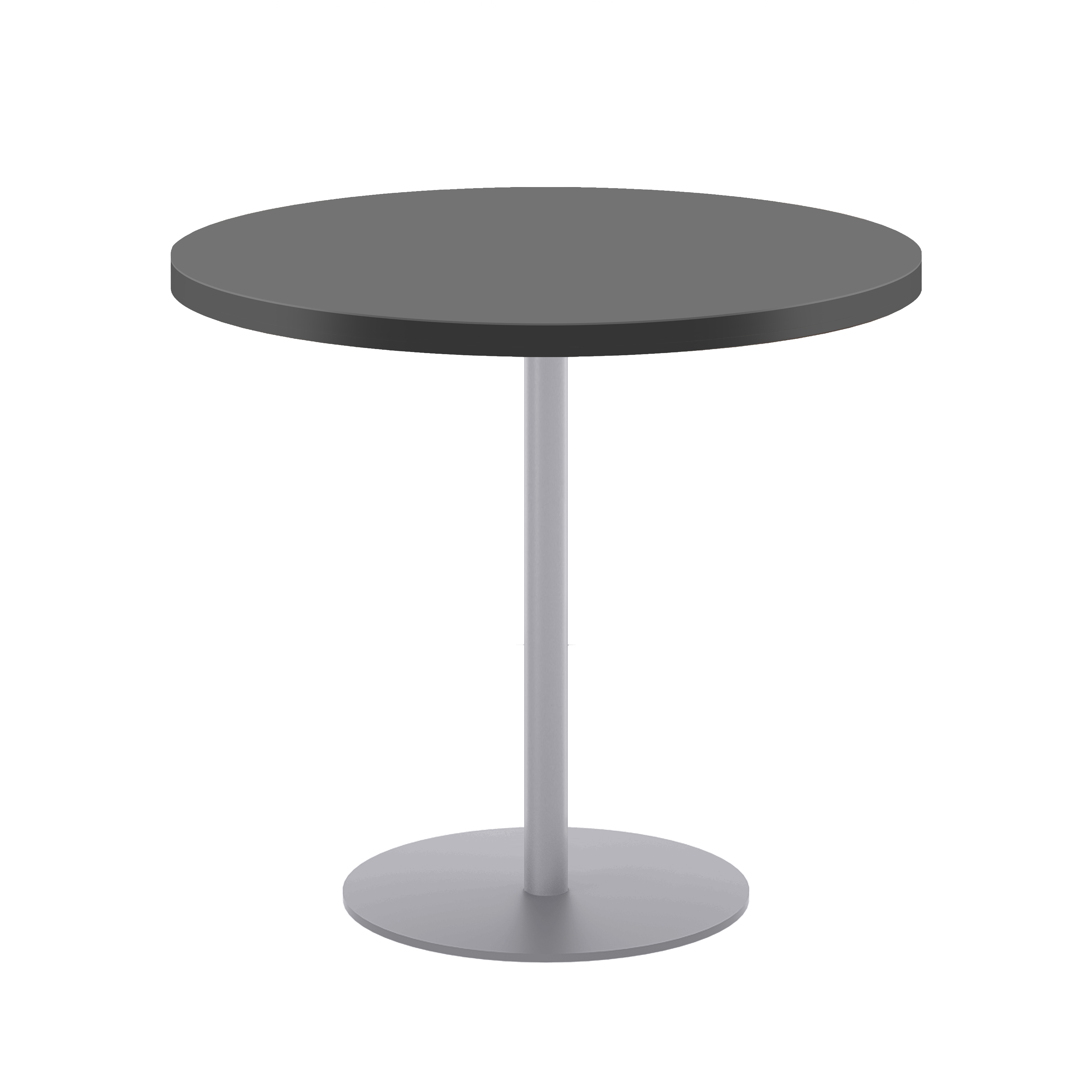 Contract Table Mid (FSC) | 800mm | Black/Silver