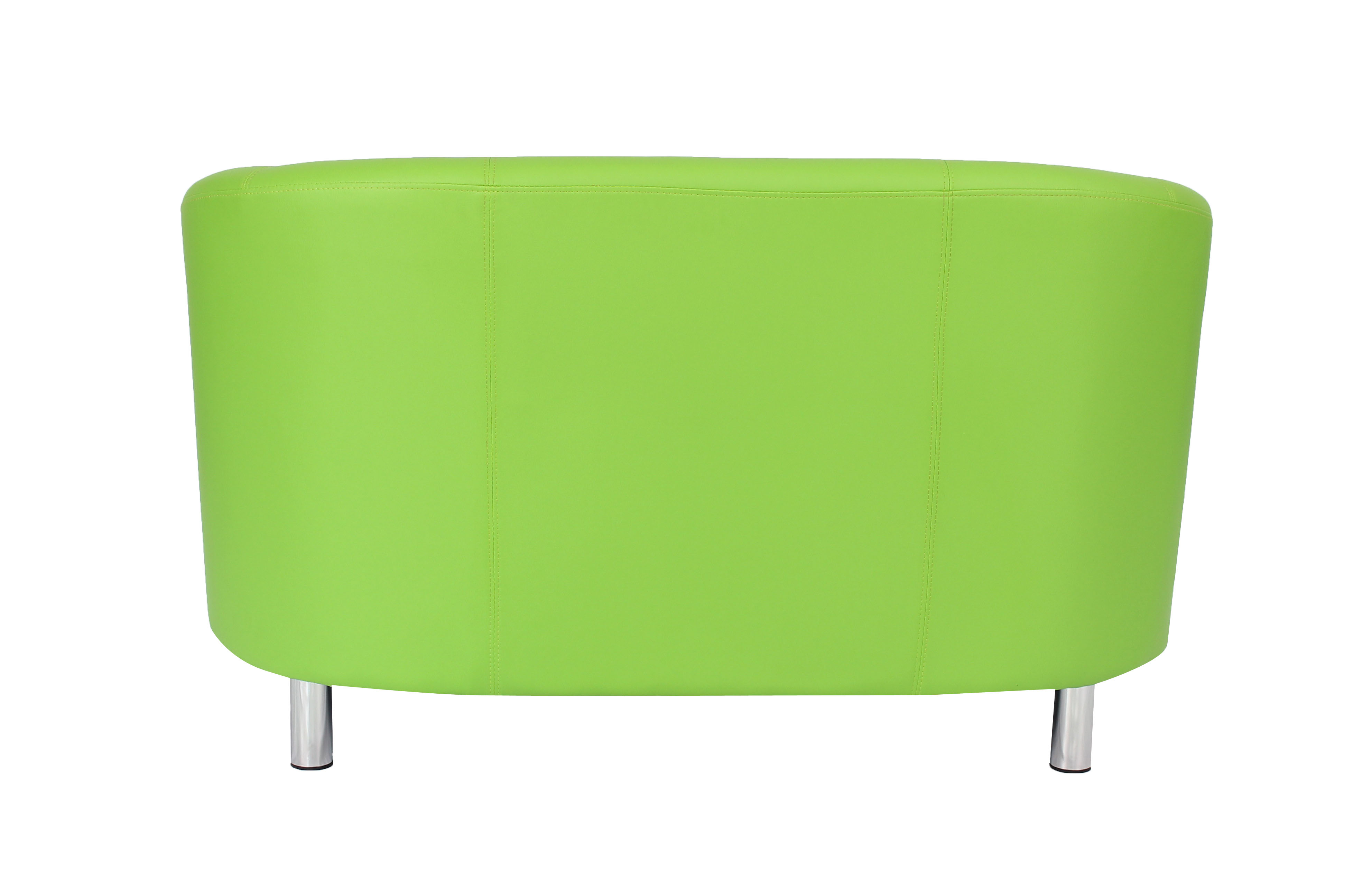 Tub Sofa with Metal Feet | Lime PU thumbnail 5