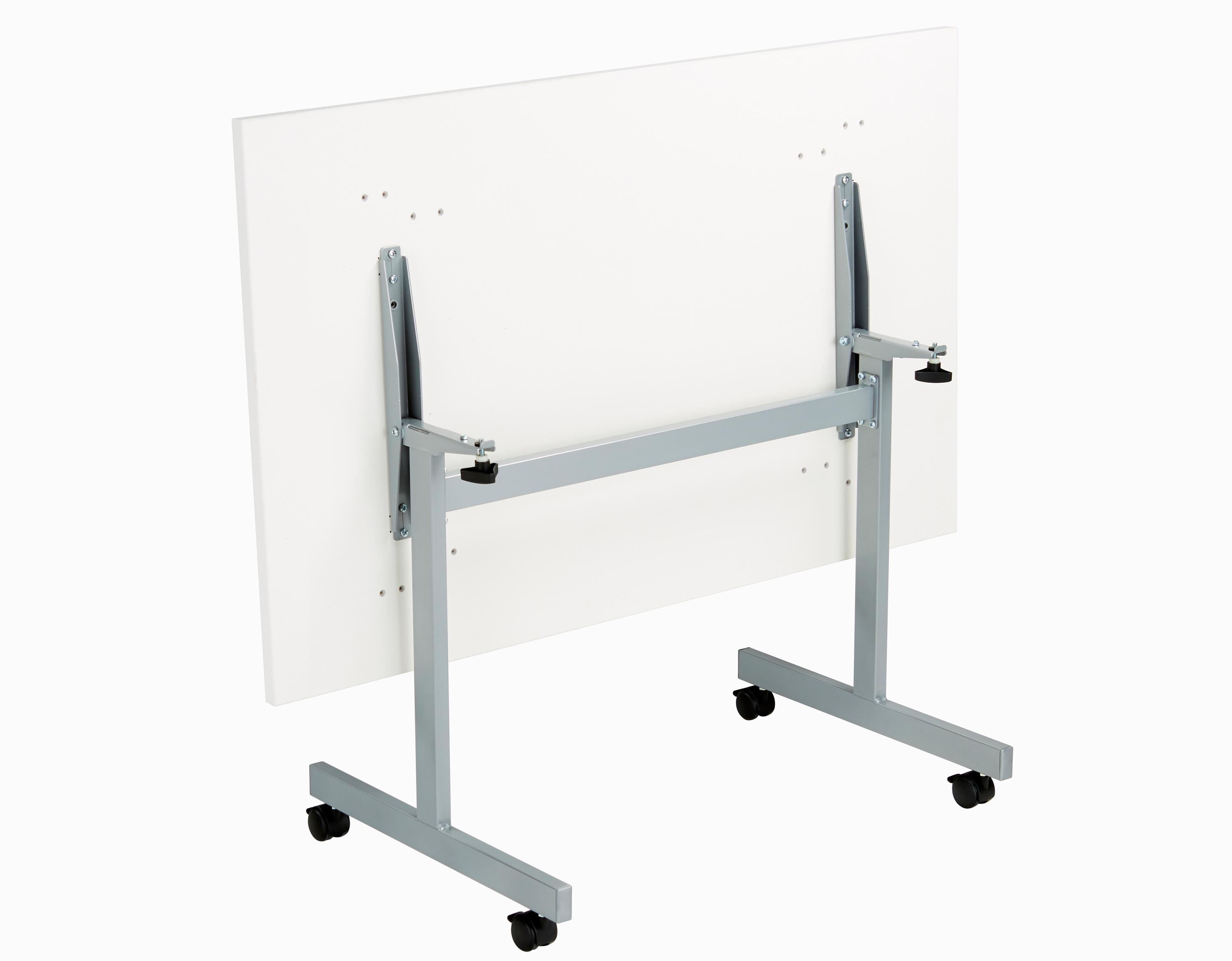 One Eighty Rectangular Tilting Table (FSC) | 1200 X 800 | White/Silver thumbnail 4