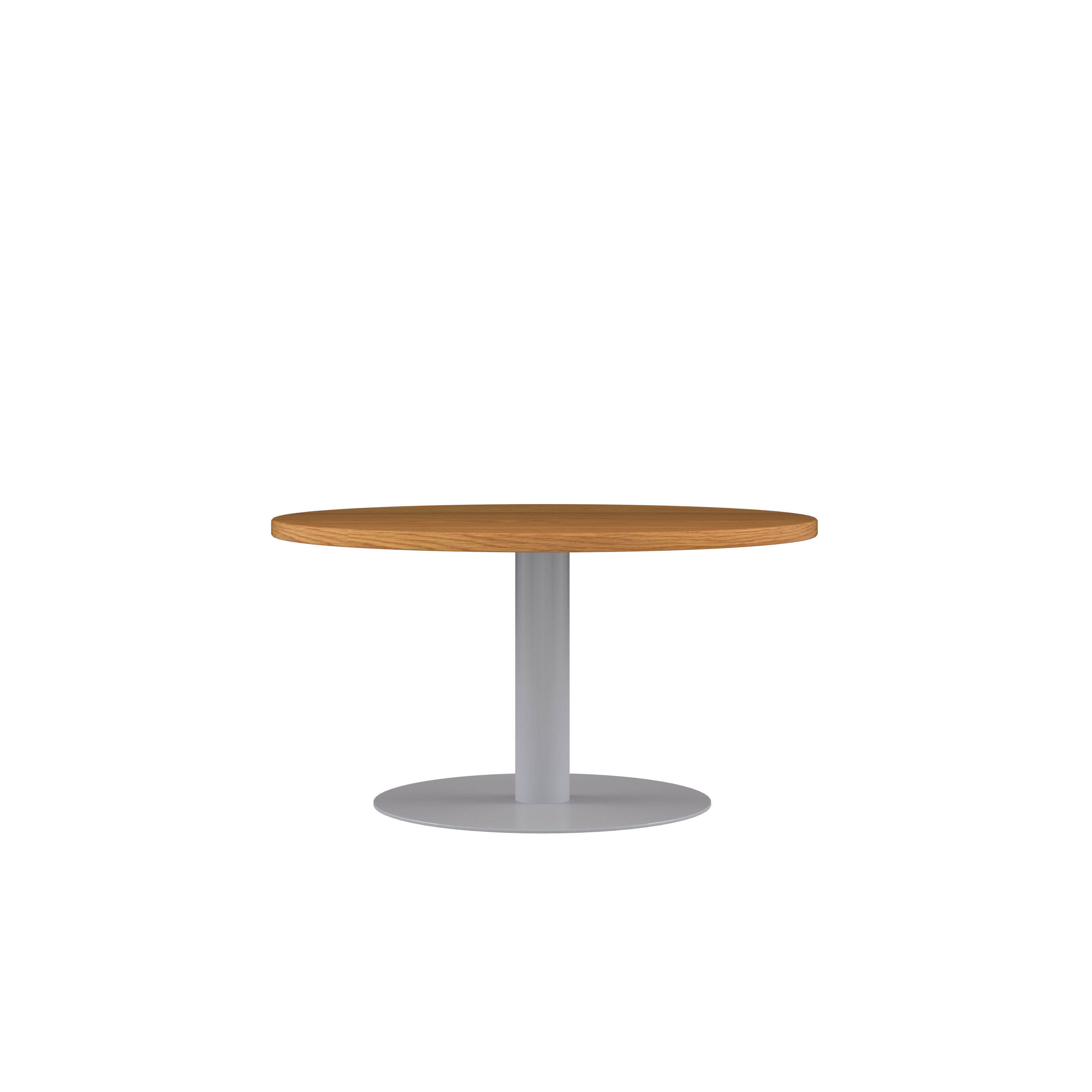 Contract Table Low (FSC) | 600mm | Nova Oak/Silver thumbnail 2