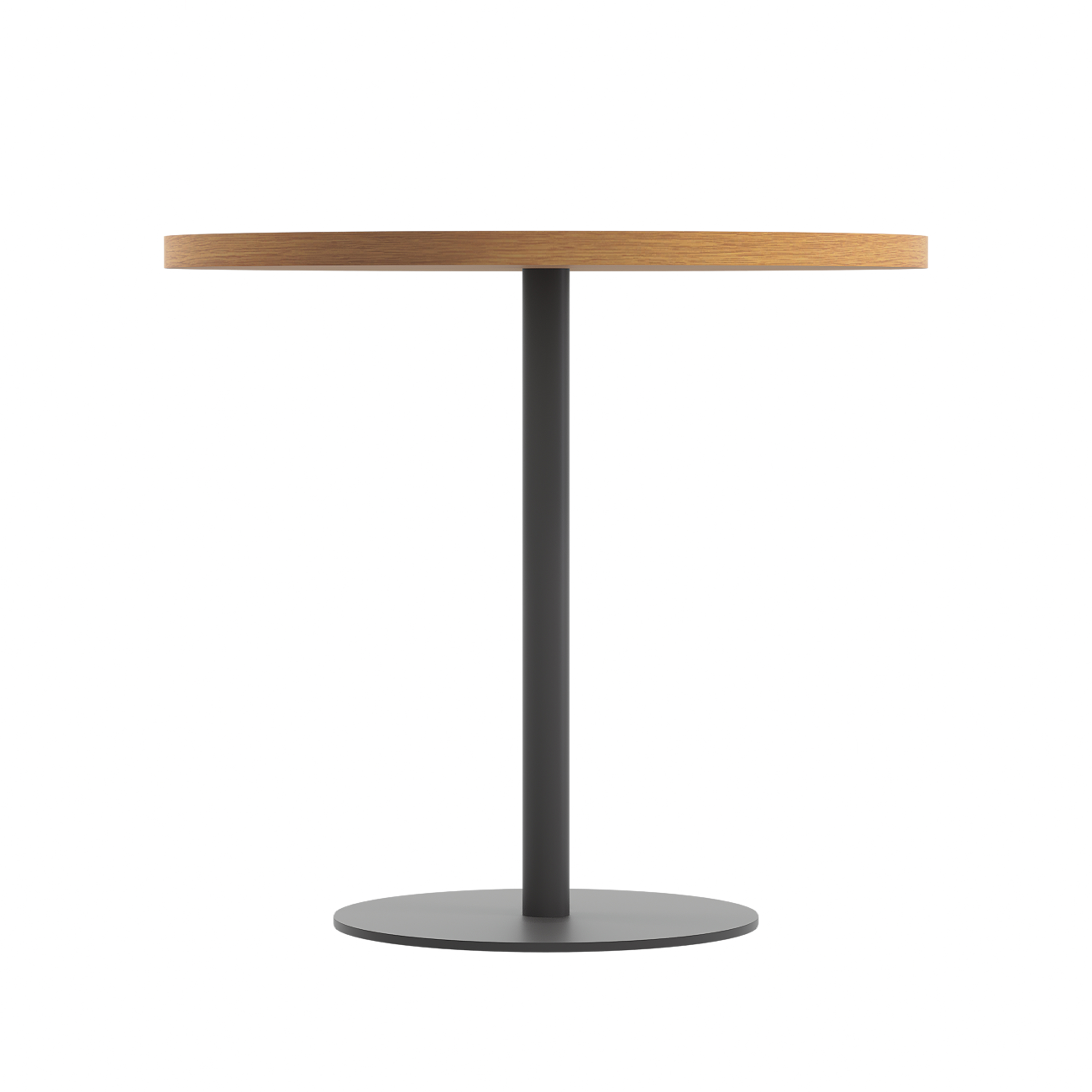 Contract Table Mid (FSC) | 800mm | Nova Oak/Black thumbnail 2