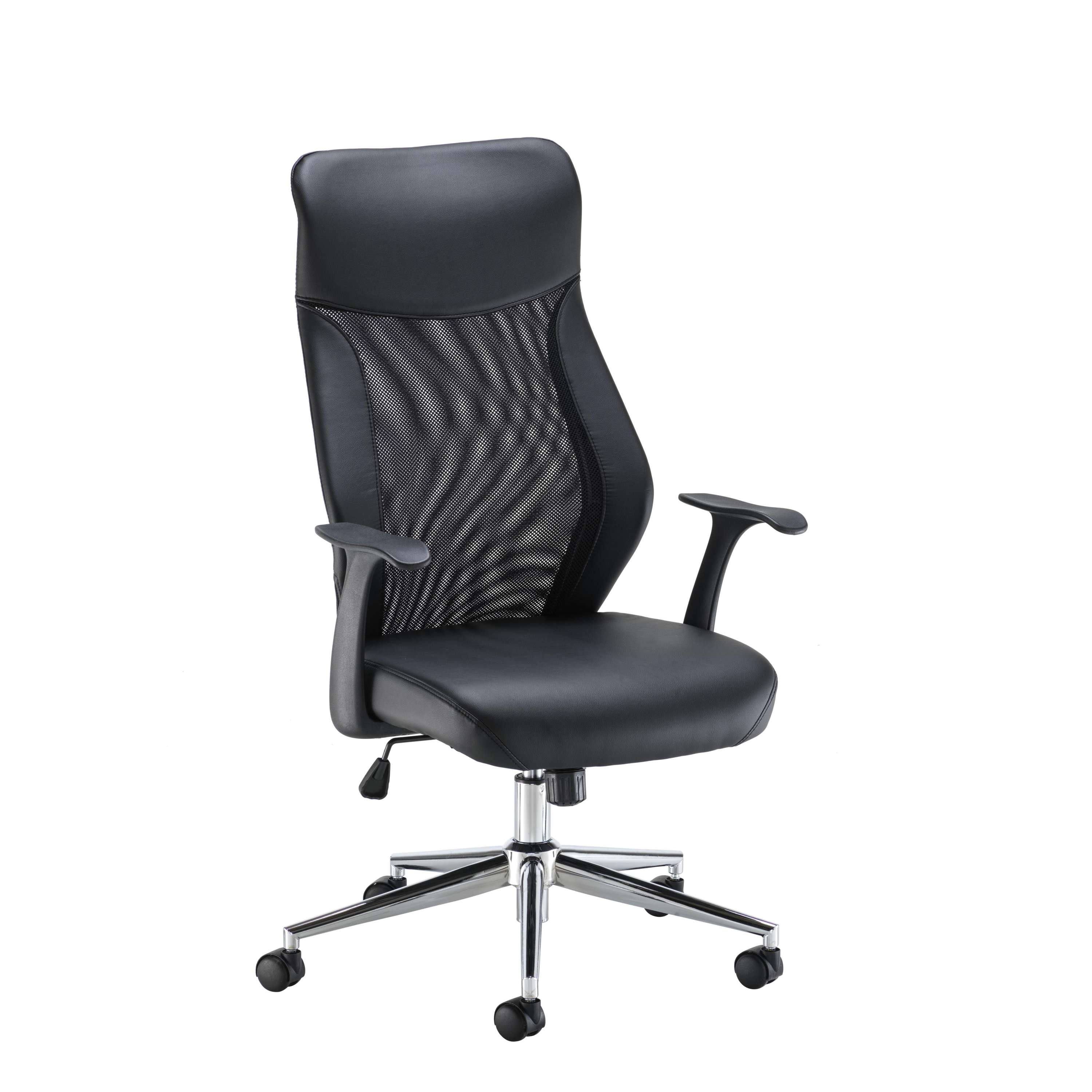 Fonseca+2+Office+Chair+Black+PU