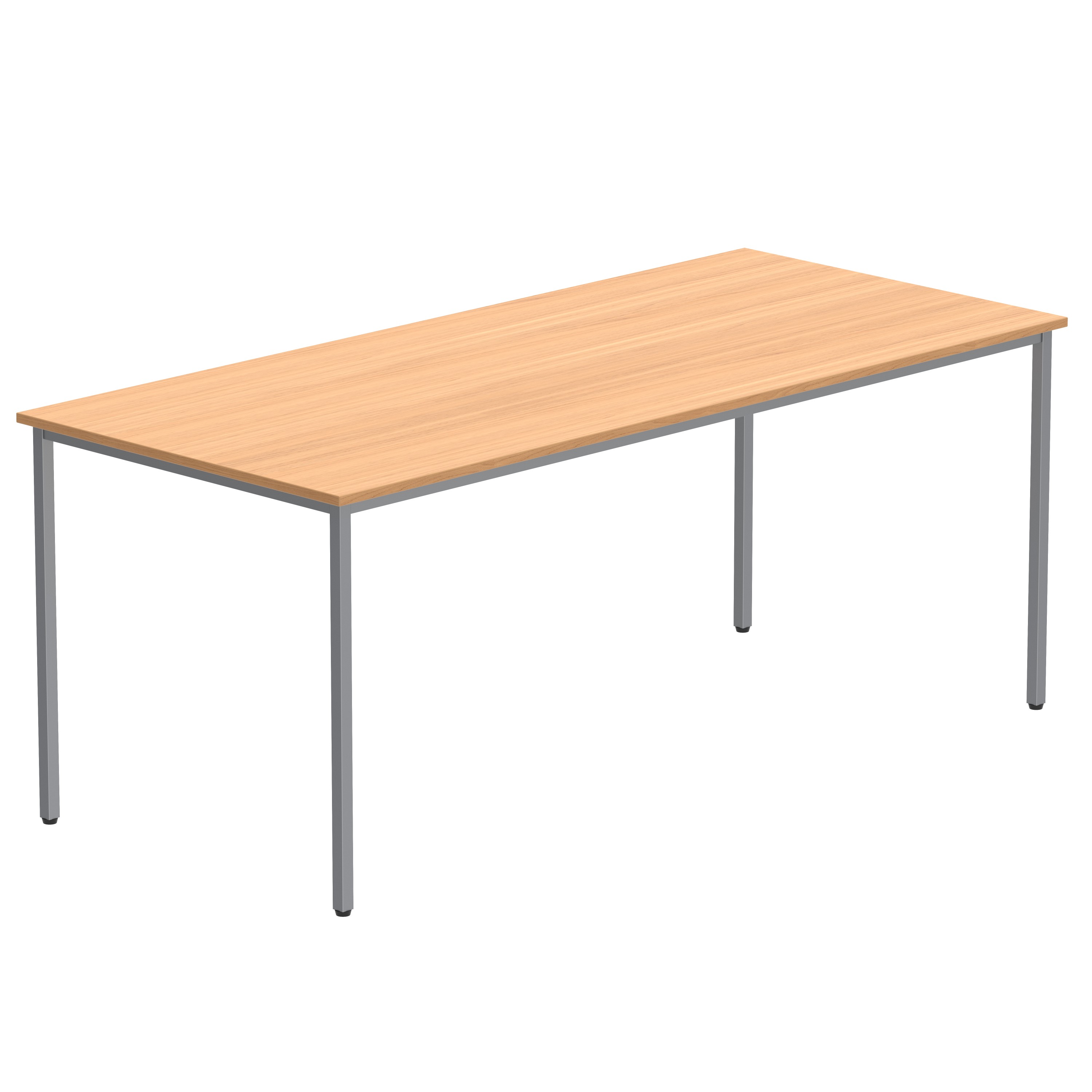 Office Rectangular Multi-Use Table (FSC) | 1800X800 | Norwegian Beech/Silver thumbnail 6
