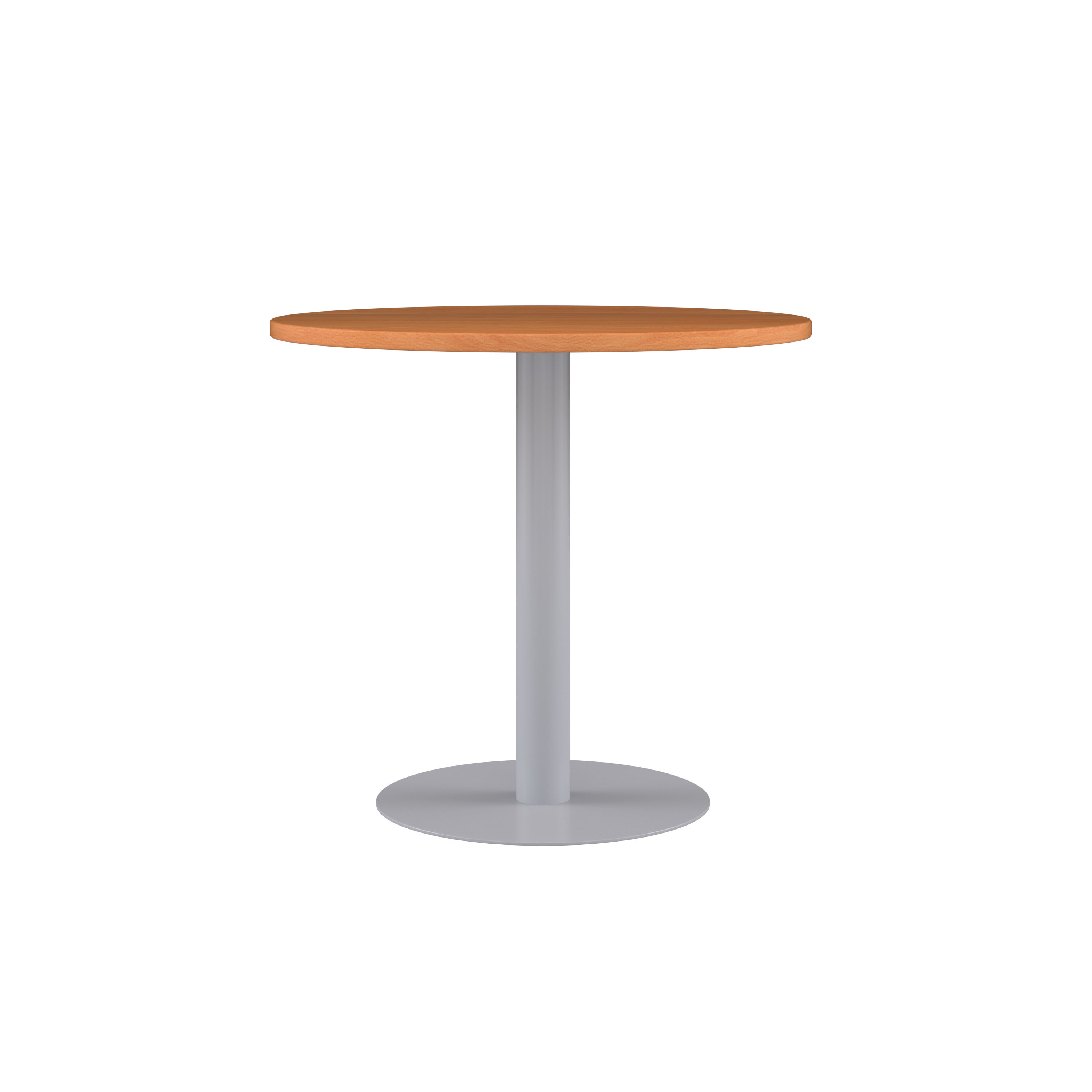 Contract Table Mid (FSC) | 600mm | Beech/Silver thumbnail 2