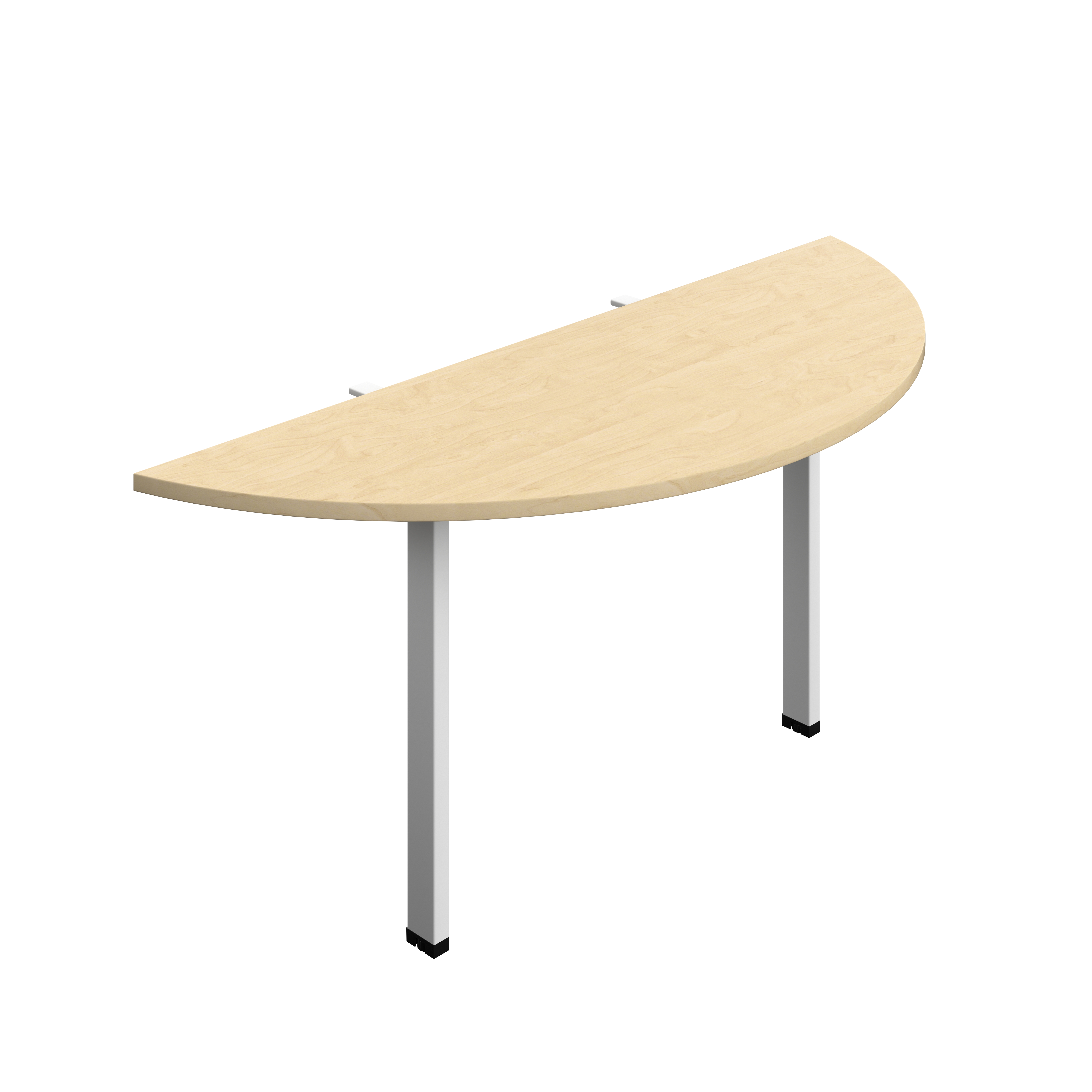 Synergy Screen Depth D-End Single Person Bench : Goal Post Leg : 1600 | 600 | Maple/White
