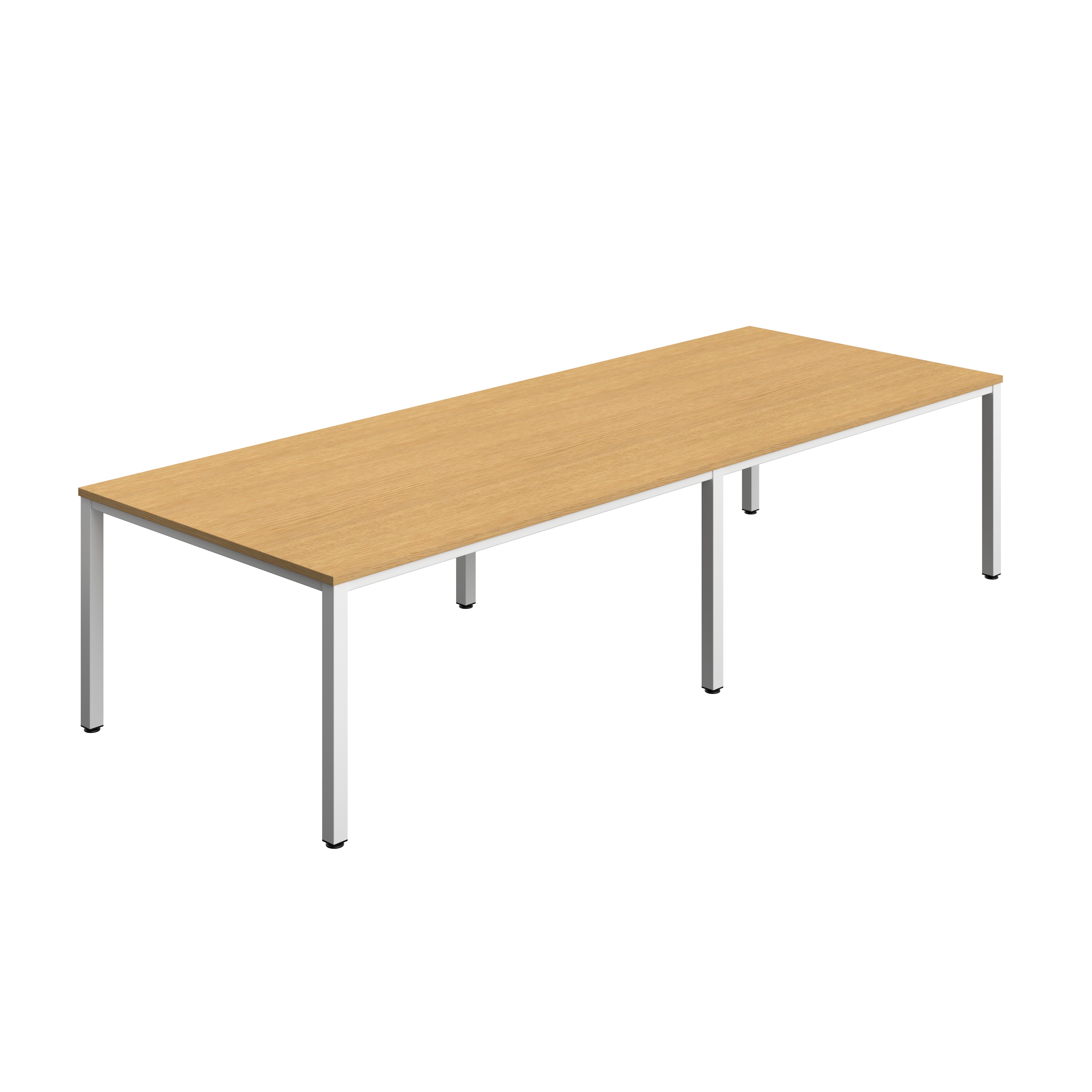 Fraction Infinity Rectangular Meeting Table (FSC) | 3200 X 1200 | Sorano Oak/White