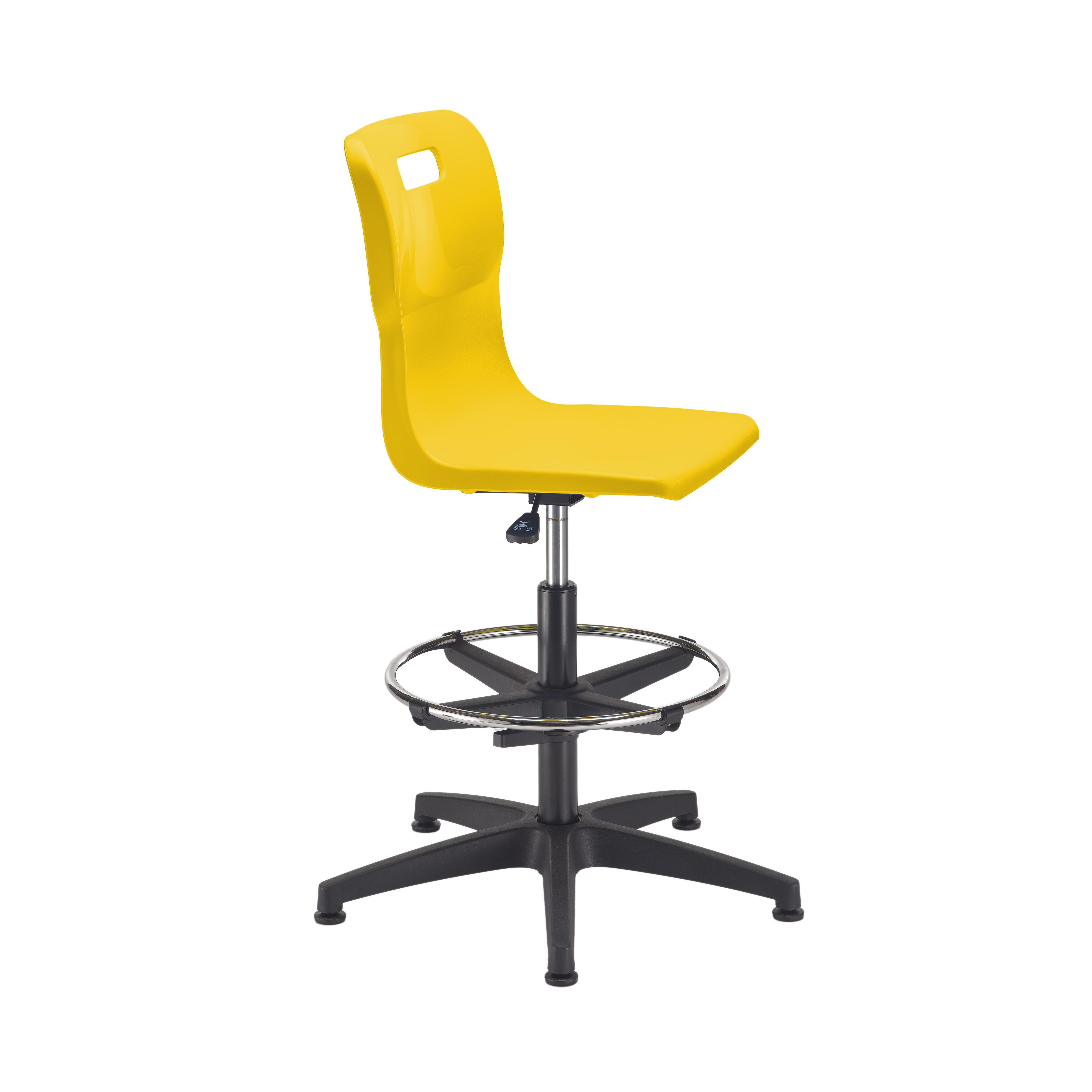 Titan Swivel Senior Chair with Plastic Base, Castors and D-Kit thumbnail 3