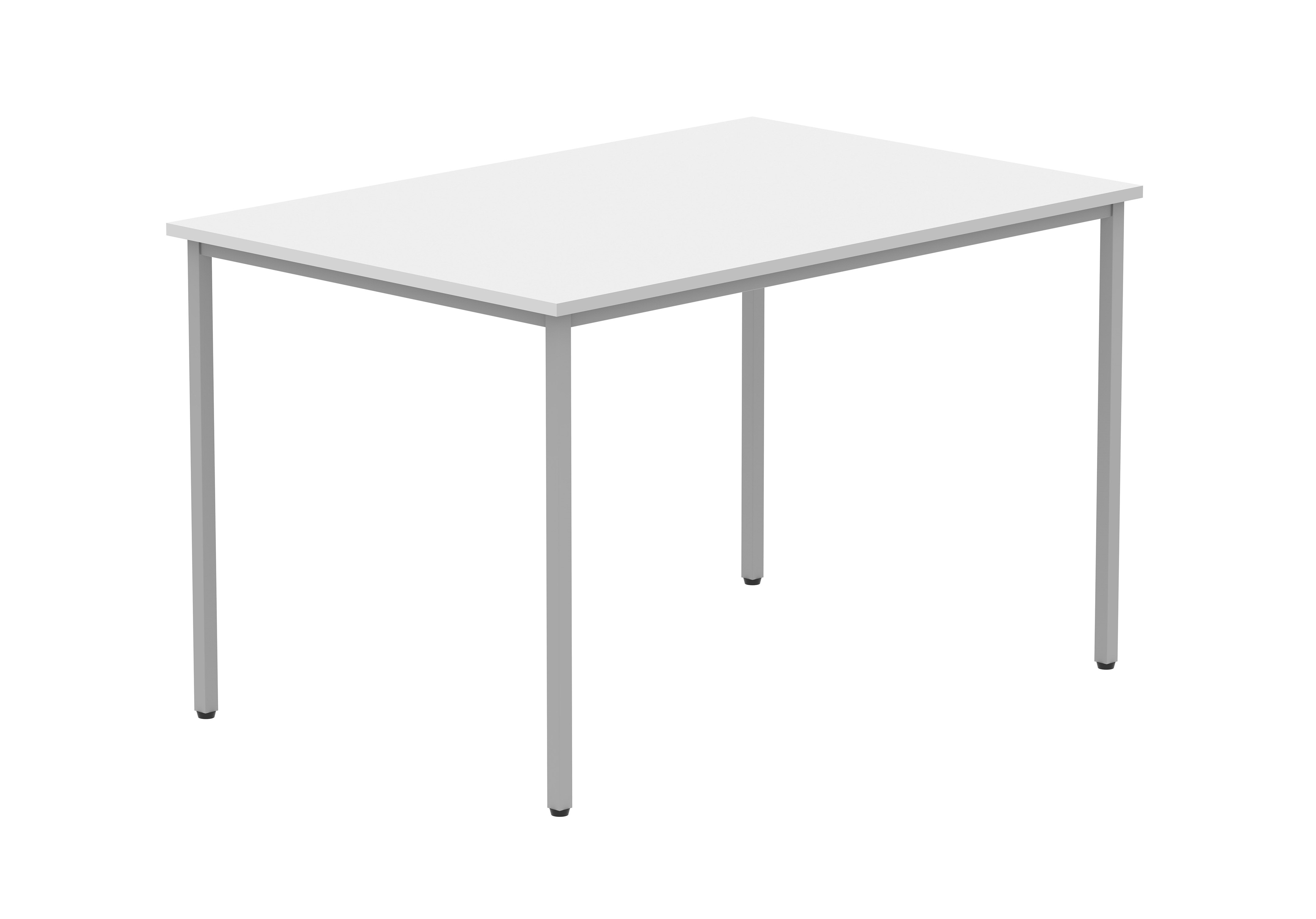 Office Rectangular Multi-Use Table (FSC) | 1200X800 | Arctic White/Silver