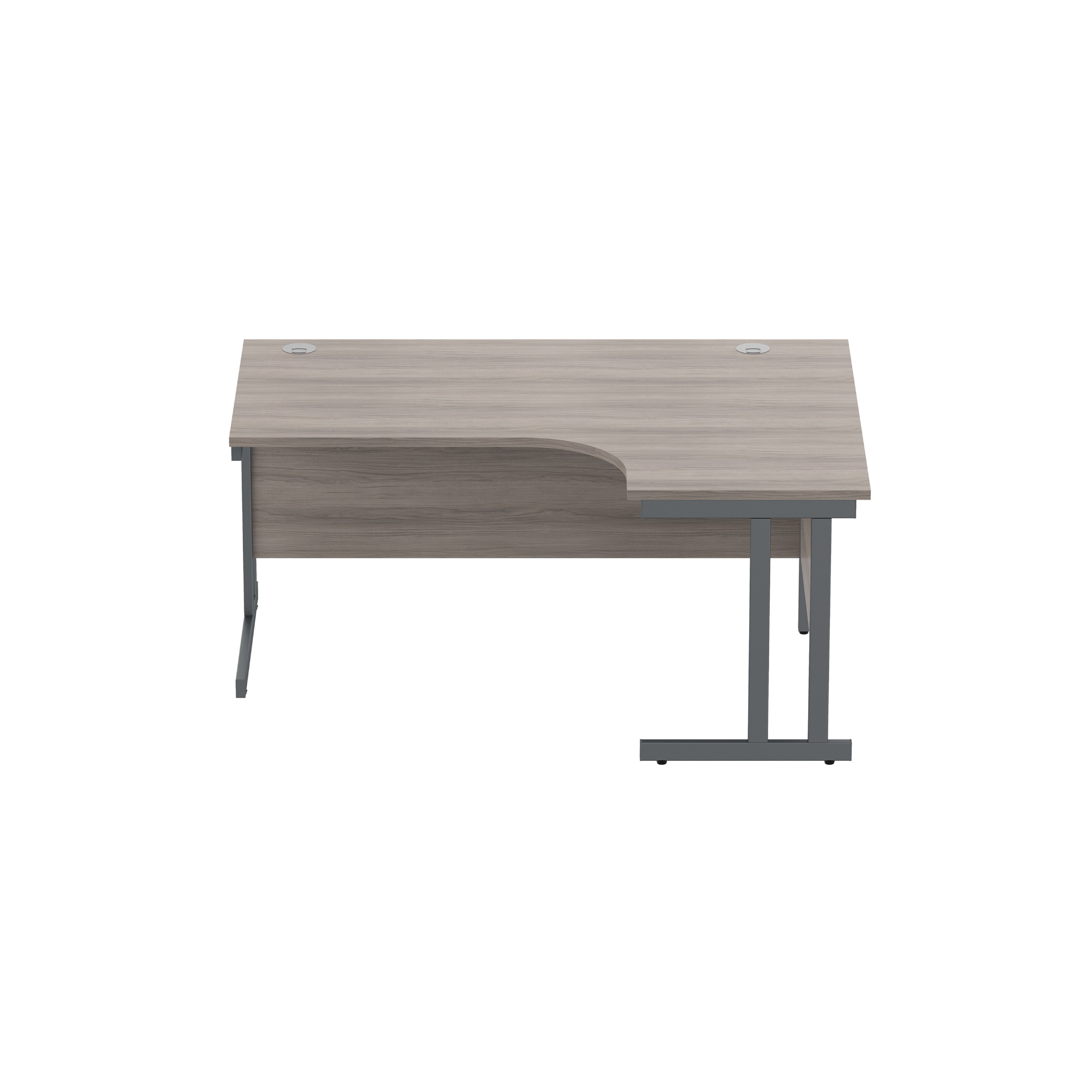Office Right Hand Corner Desk with Steel Double Upright Cantilever Frame (FSC) thumbnail 2