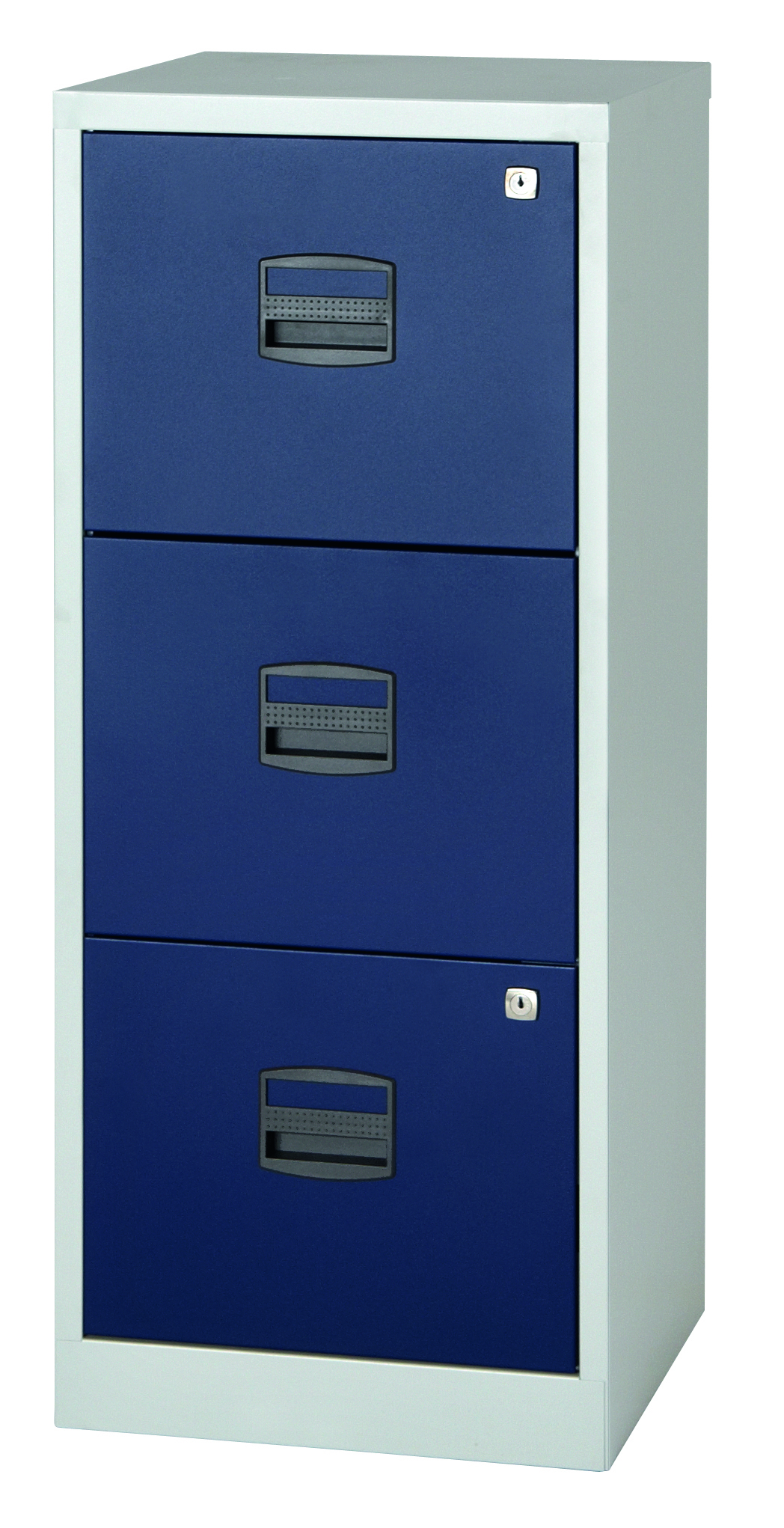 Bisley+3+Drawer+A4+Personal+Filer+Grey%2FBlue