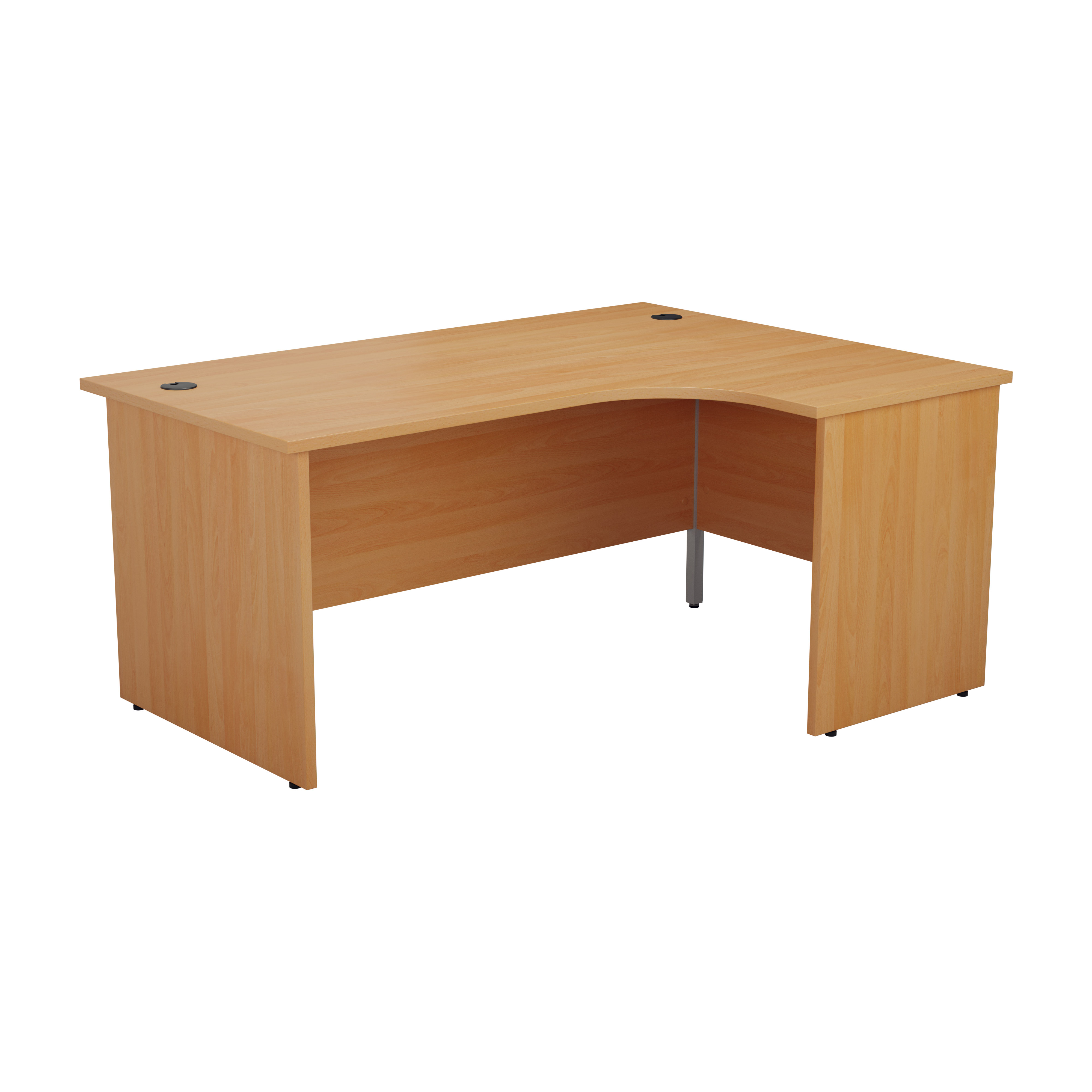 Panel+Right+Hand+Radial+Desk+1600X1200+Beech%2FBeech