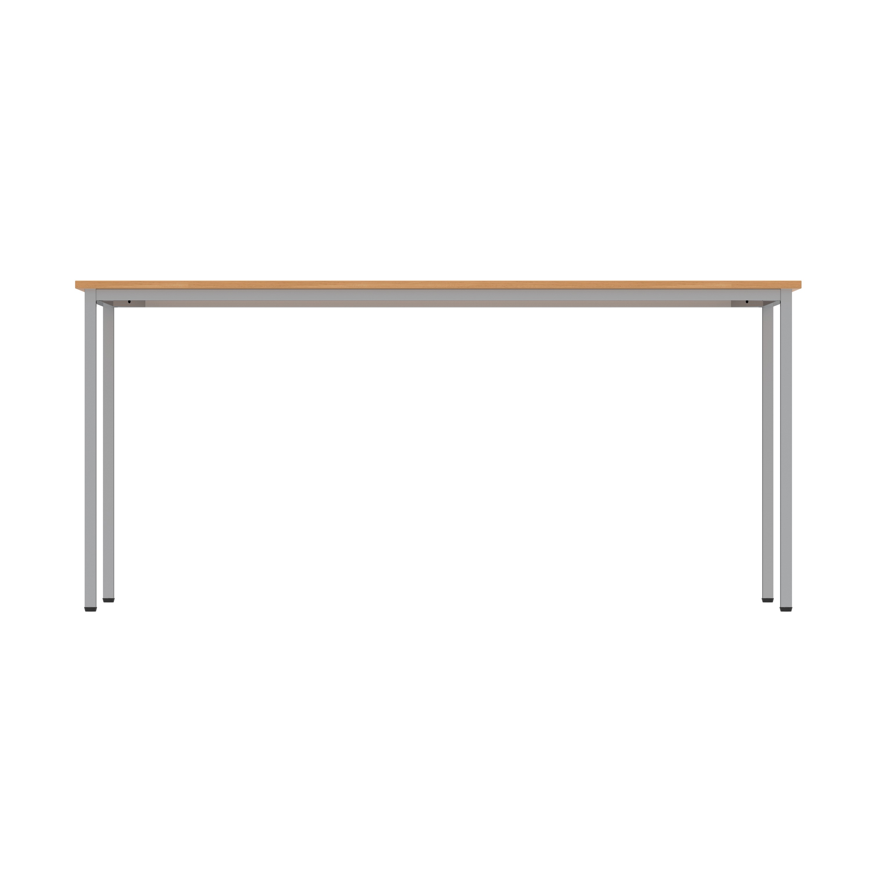 Office Rectangular Multi-Use Table (FSC) | 1600X800 | Norwegian Beech/Silver thumbnail 5