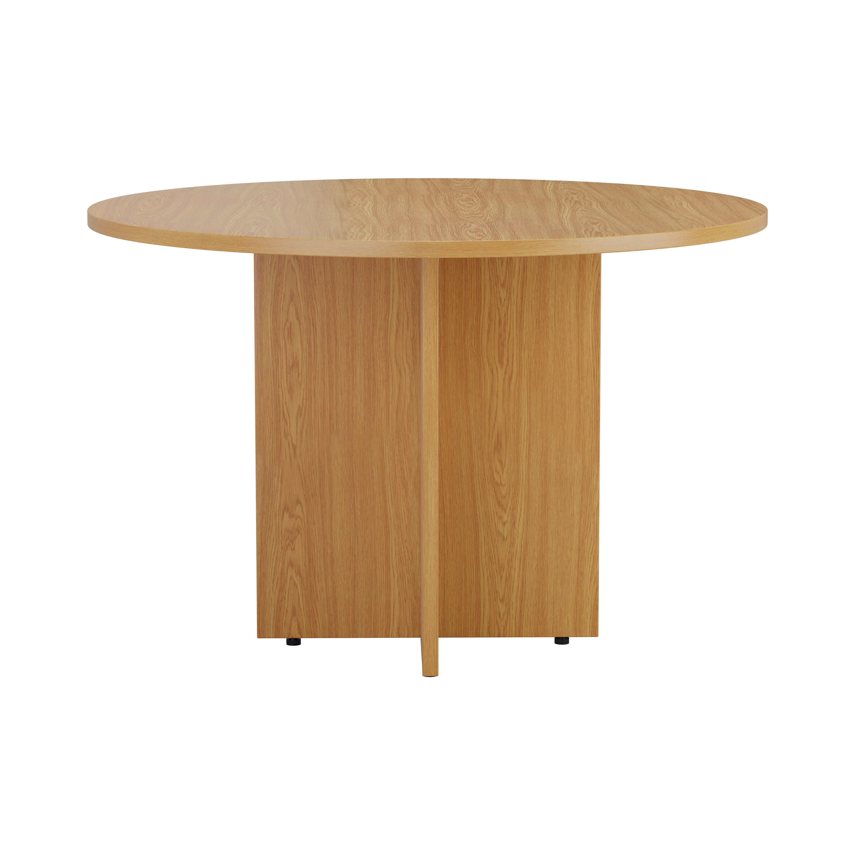 Round Meeting Table (FSC) | 1100mm | Nova Oak thumbnail 3