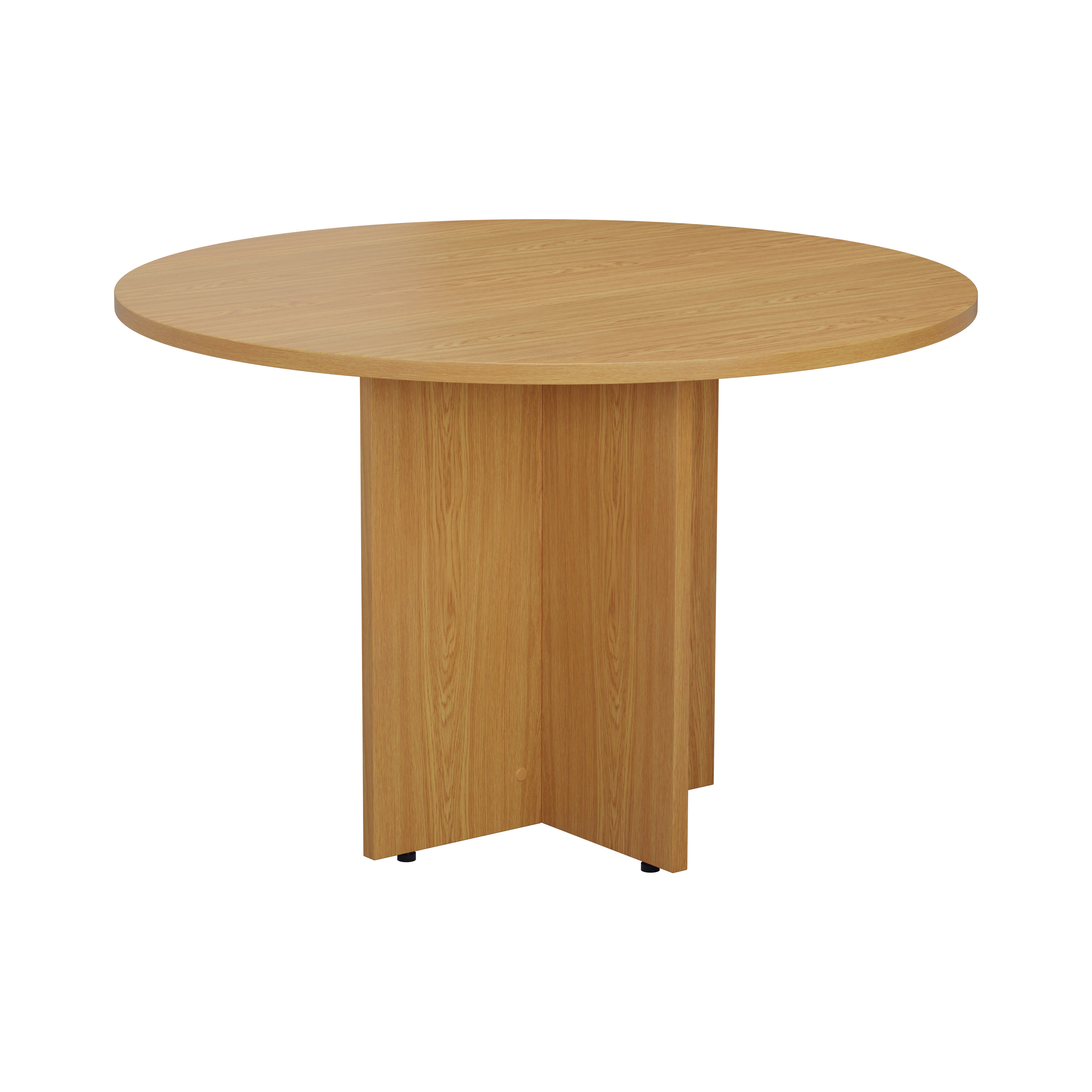 Round Meeting Table (FSC) | 1100mm | Nova Oak thumbnail 4