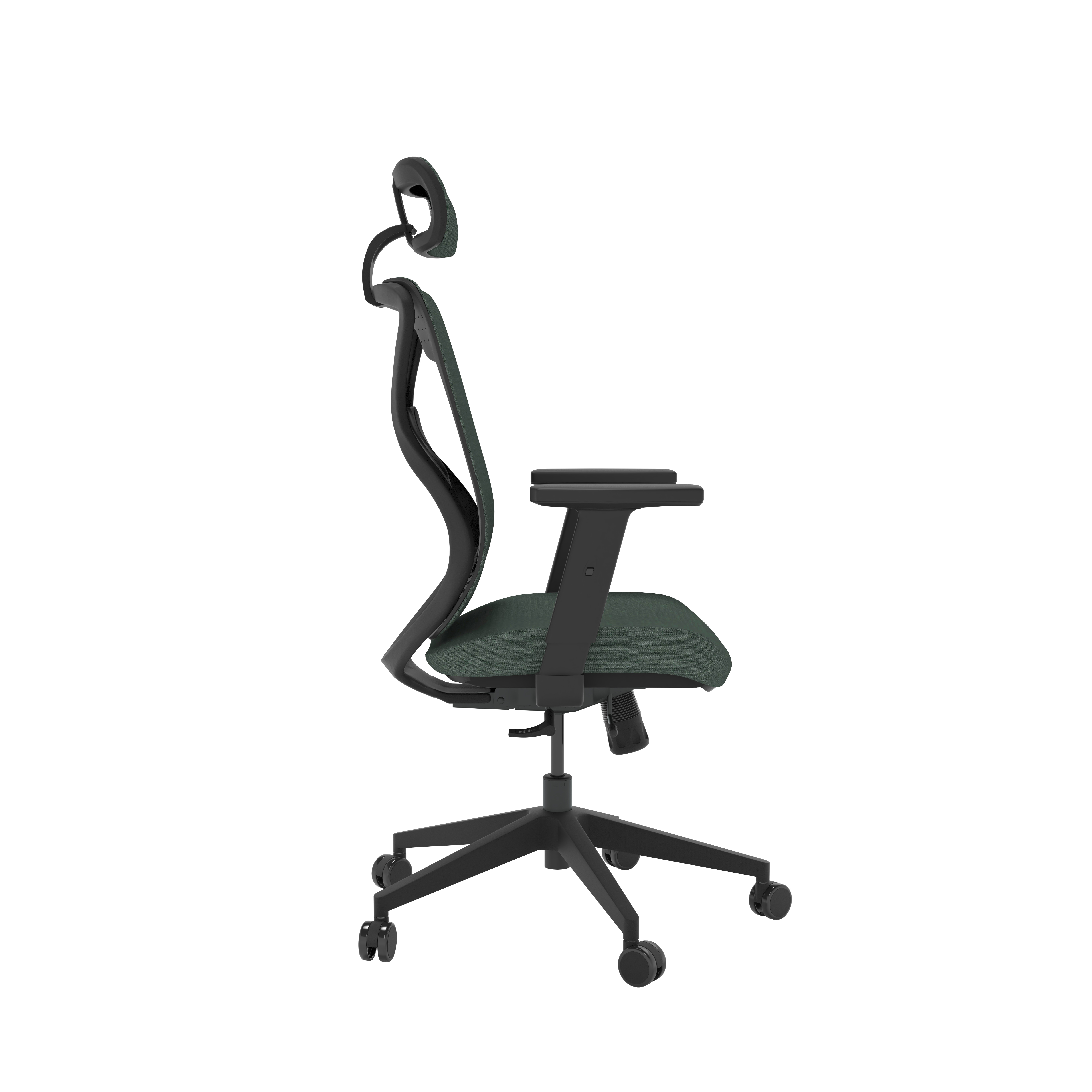 Maldini High Back Office Chair | Green/Black thumbnail 4