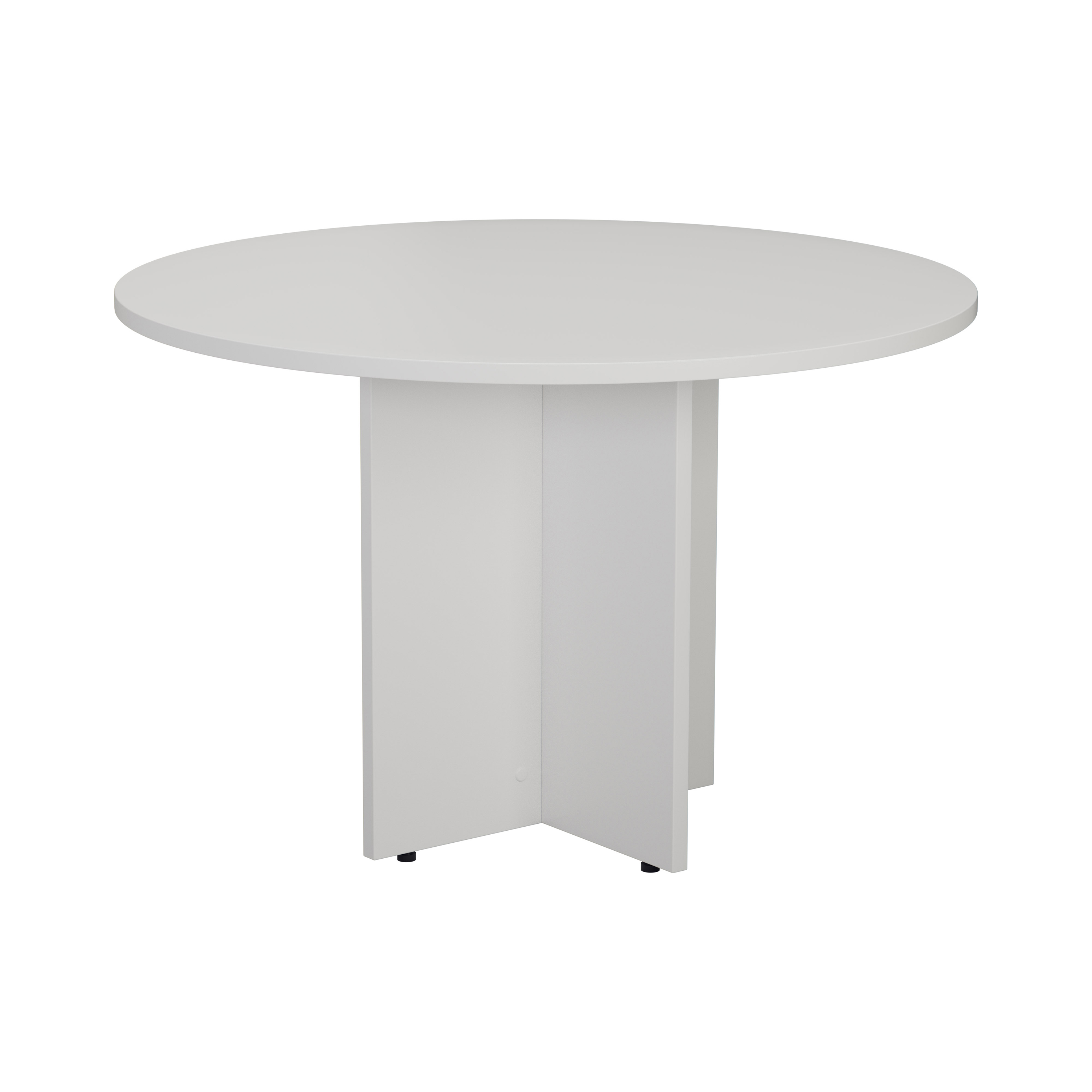 Round Meeting Table (FSC) | 1100mm | White thumbnail 4