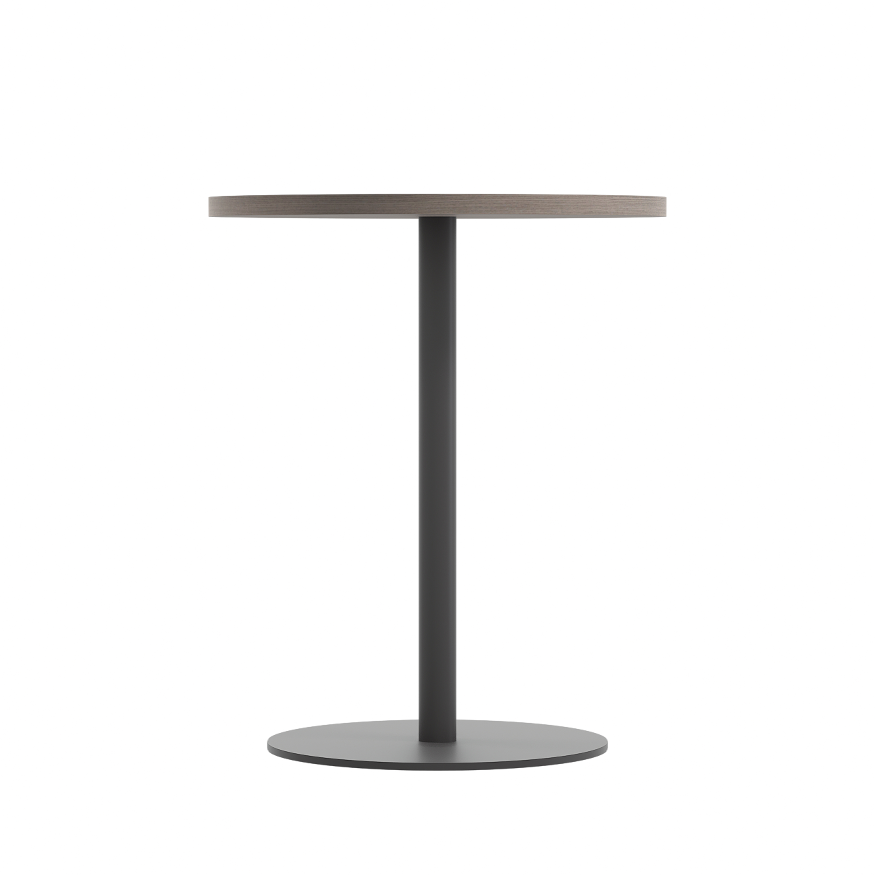 Contract Table Mid (FSC) | 600mm | Grey Oak/Black thumbnail 2