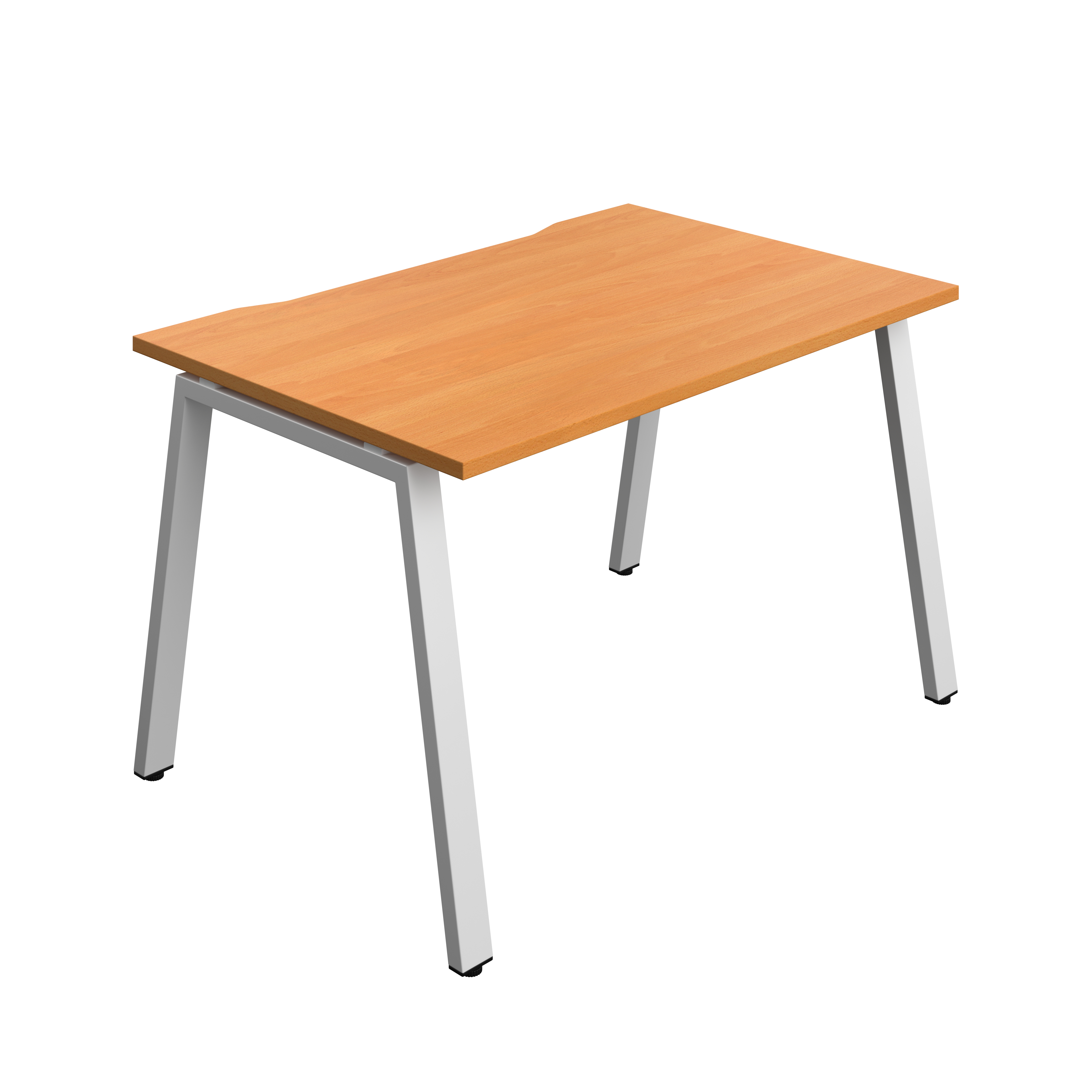 Synergy Bench with Cut Out: 1 Person (FSC) : A-Frame Leg : 1200 | 800 | Unlimited/Silver
