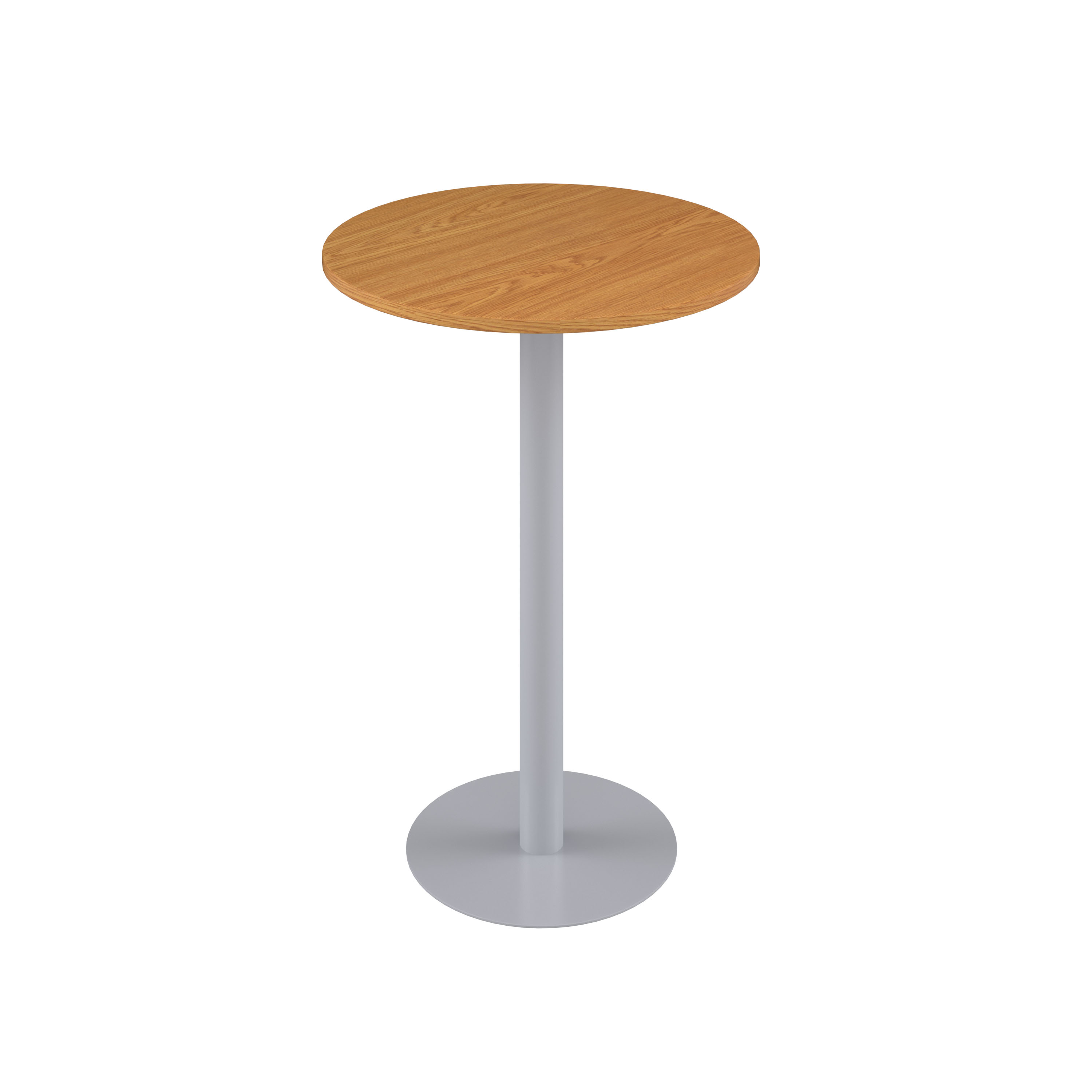 Contract Table High (FSC) | 600mm | Nova Oak/Silver