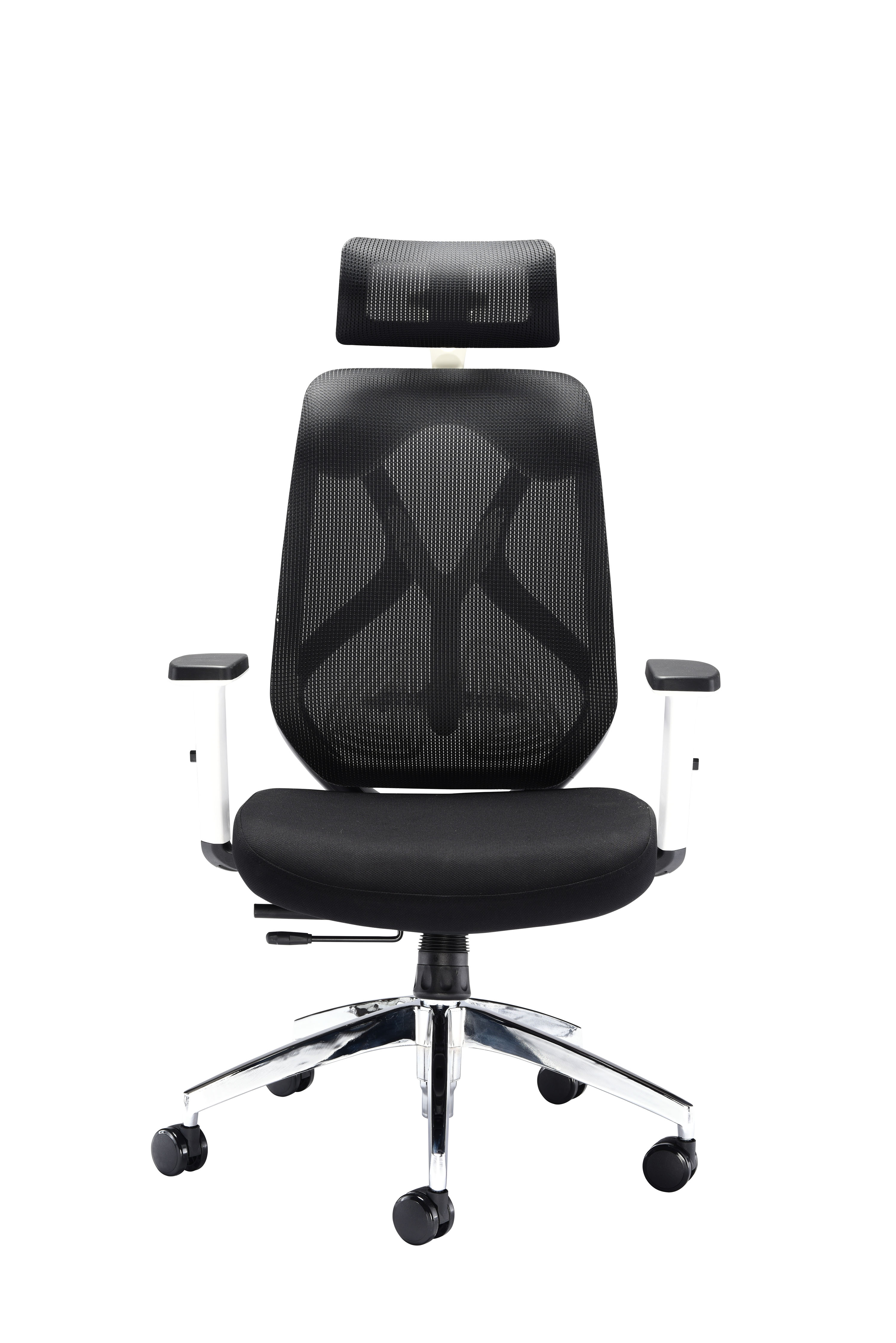 Maldini High Back Office Chair | Black/White thumbnail 2