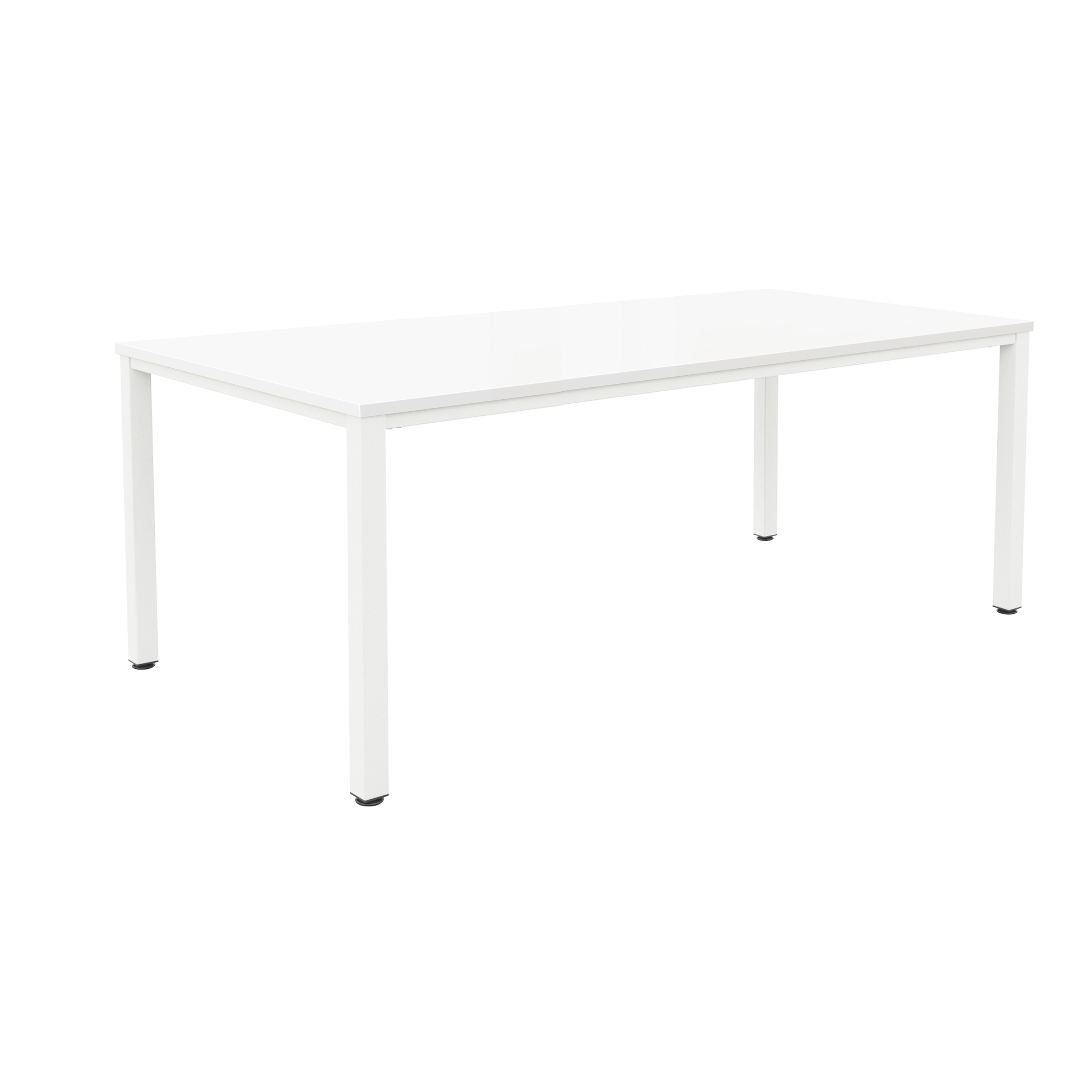 Fraction Infinity Rectangular Meeting Table (FSC) | 1800 X 800 | White/White