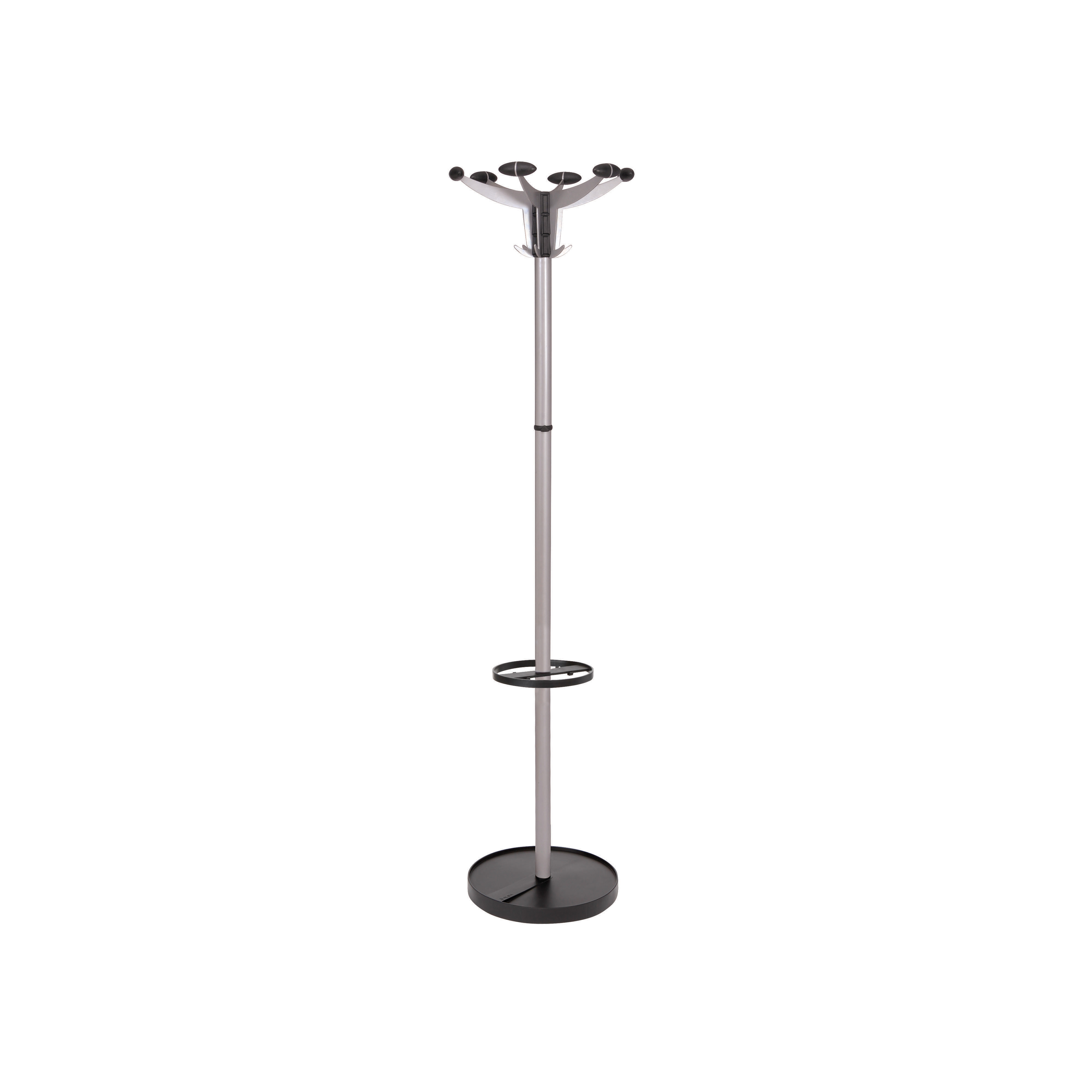 Cluster+Coat+Stand+Silver%2FBlack