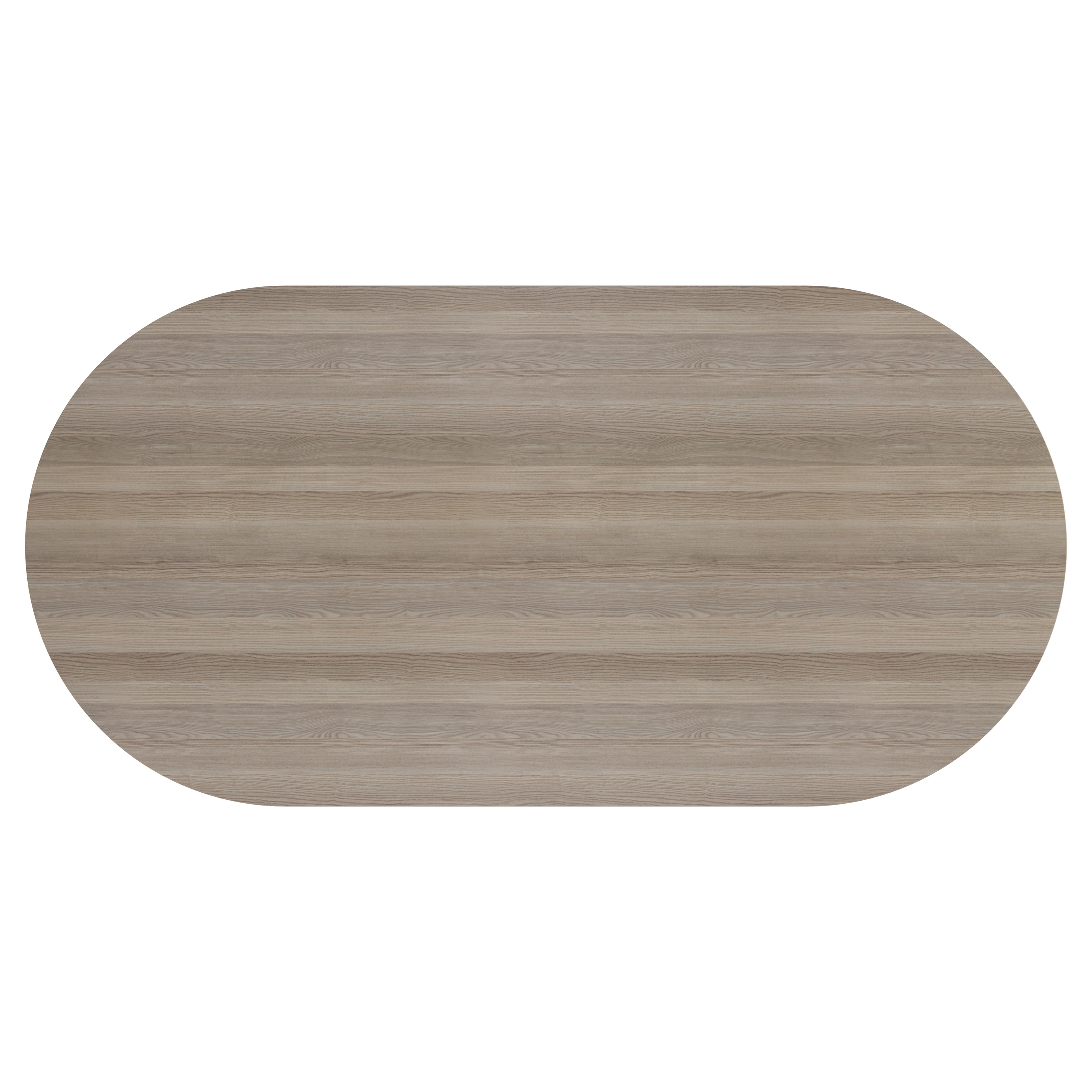 D-End Meeting Table (FSC) | 2400mm | Grey Oak thumbnail 5