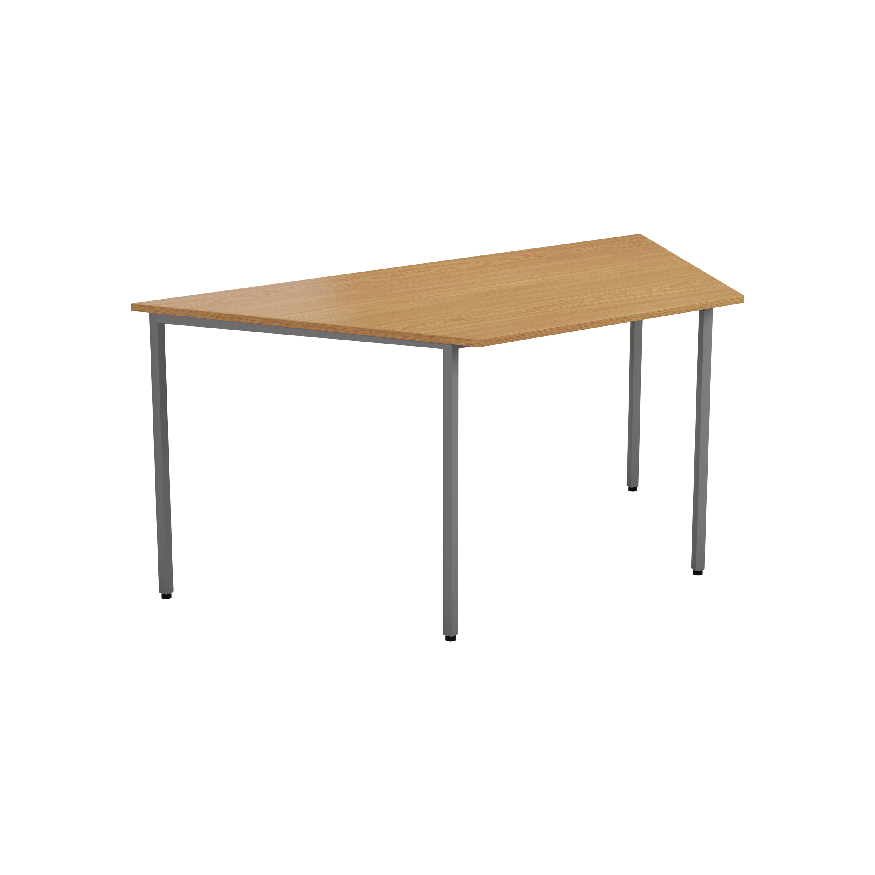 Trapezoidal Multi-purpose Table | 1600 X 800 | Nova Oak/Silver