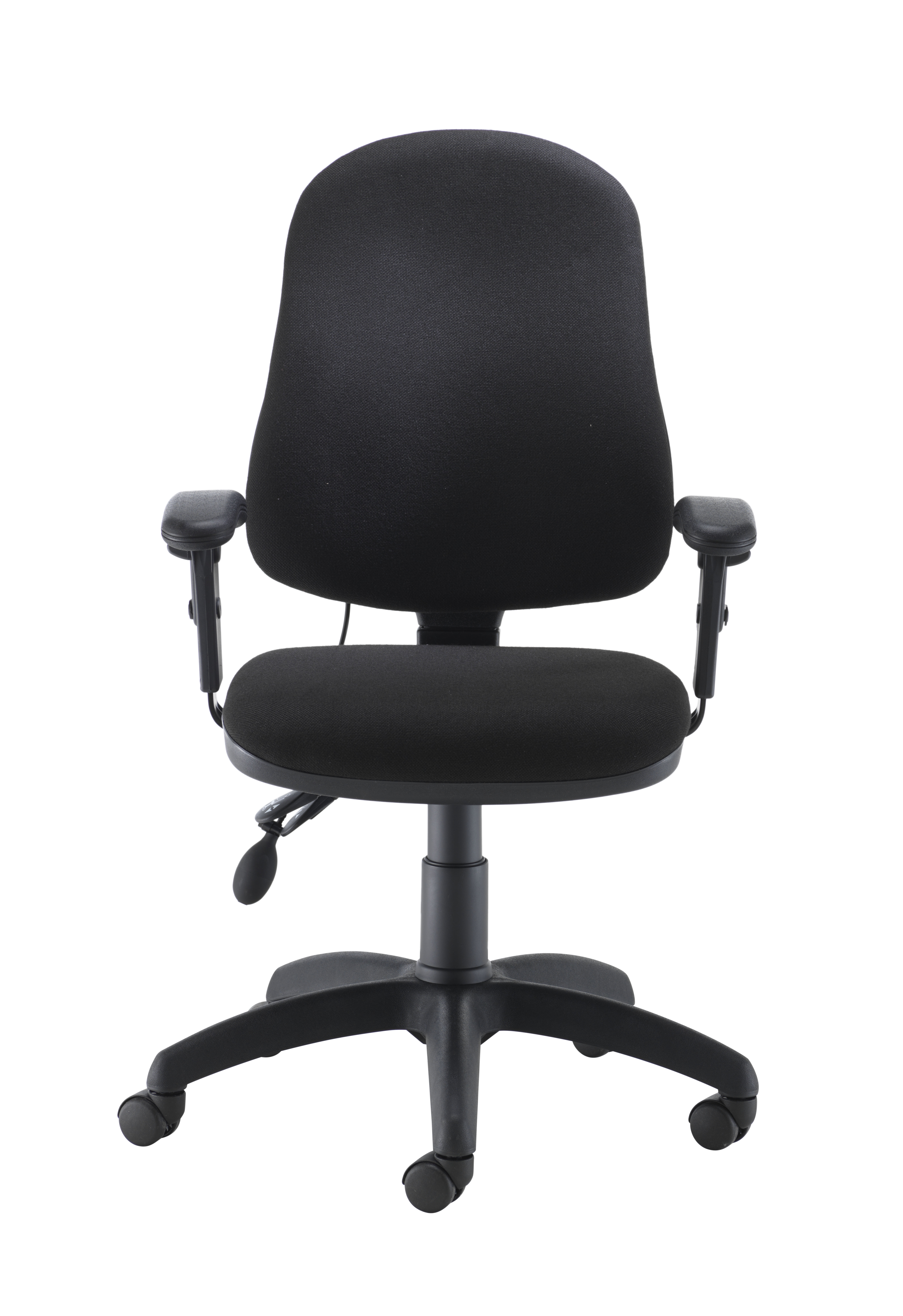Calypso Ergo 2 Lever Office Chair with Lumbar Pump | Adjustable Arms | Black thumbnail 2